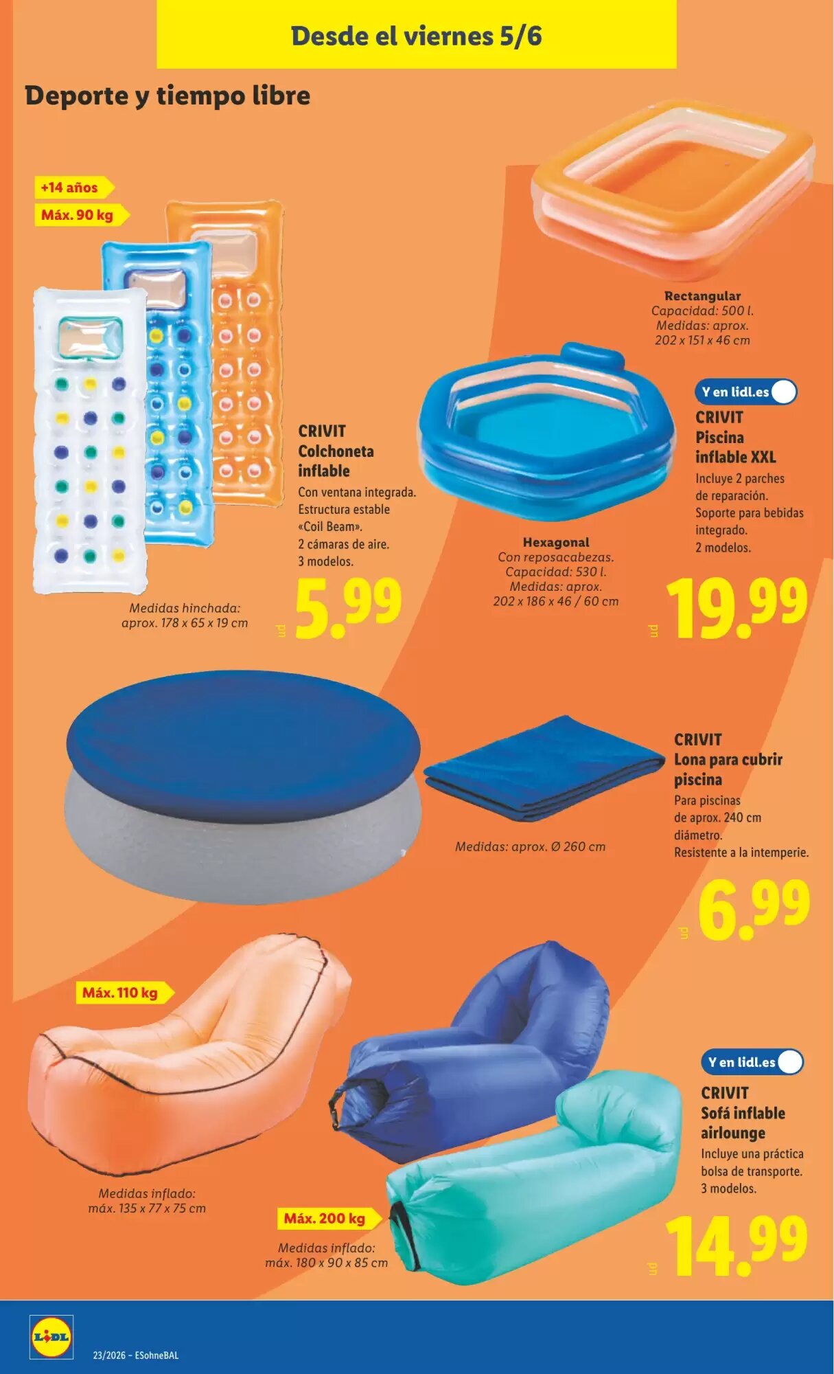 Folleto promocional de Lidl válido desde el 01/06/2026 - Página 22.