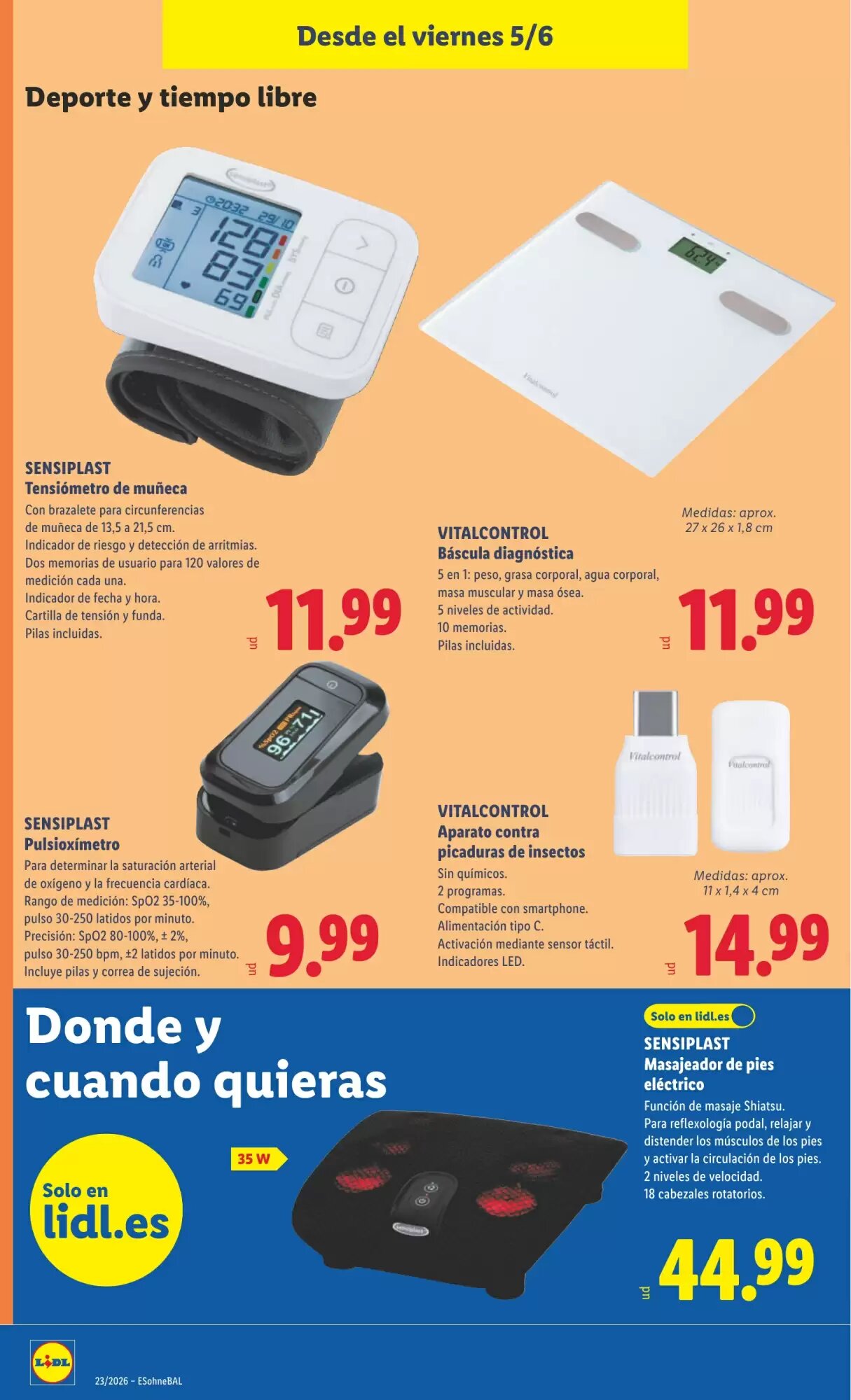 Folleto promocional de Lidl válido desde el 01/06/2026 - Página 26.