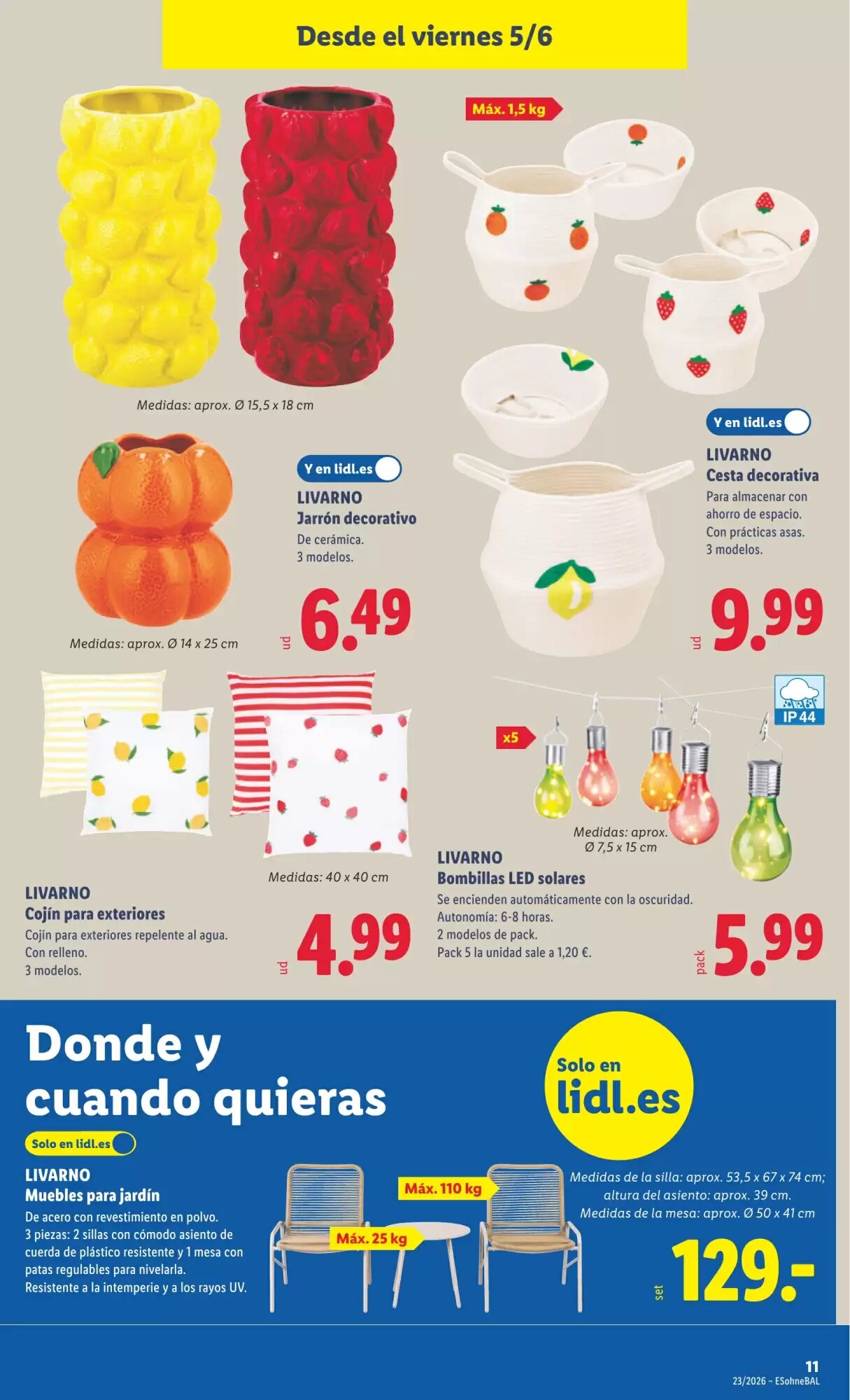Folleto promocional de Lidl válido desde el 01/06/2026 - Página 31.