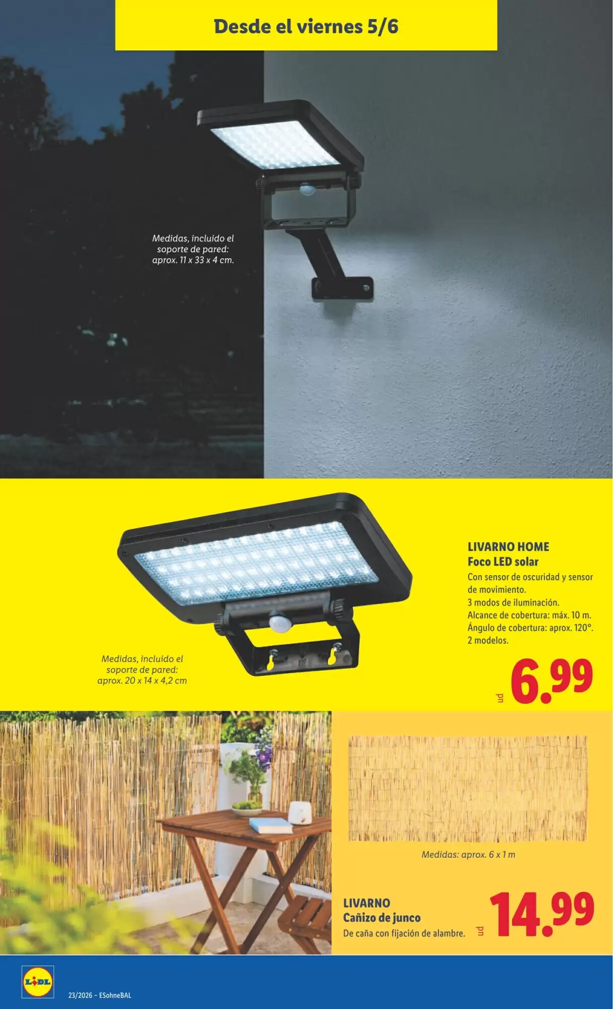 Folleto promocional de Lidl válido desde el 01/06/2026 - Página 32.