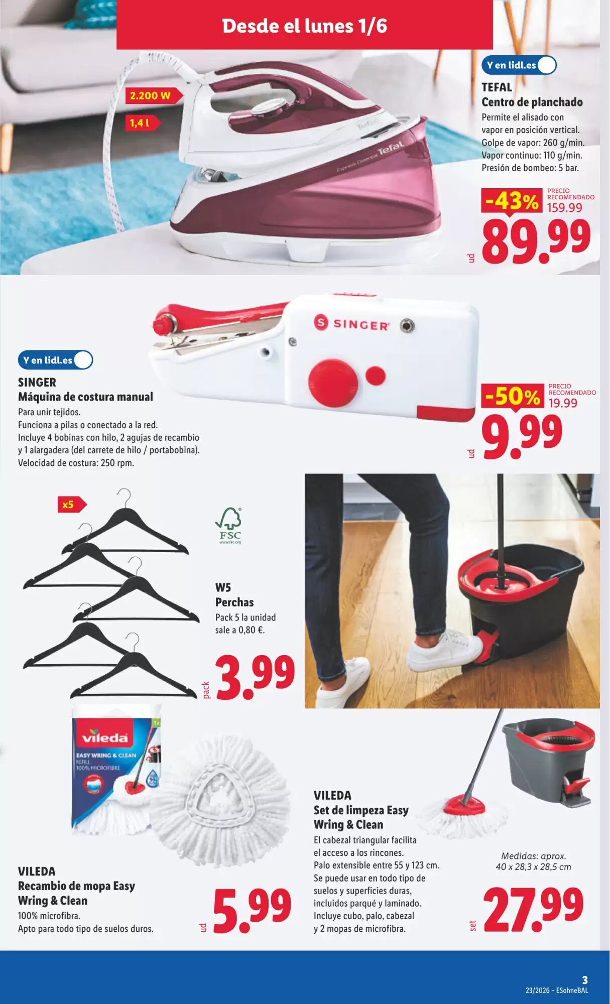 Folleto promocional de Lidl válido desde el 01/06/2026 - Página 9.