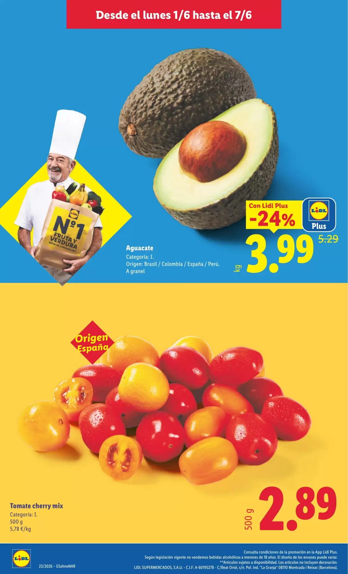 Folleto promocional de Lidl válido desde el 01/06/2026 - Página 2.