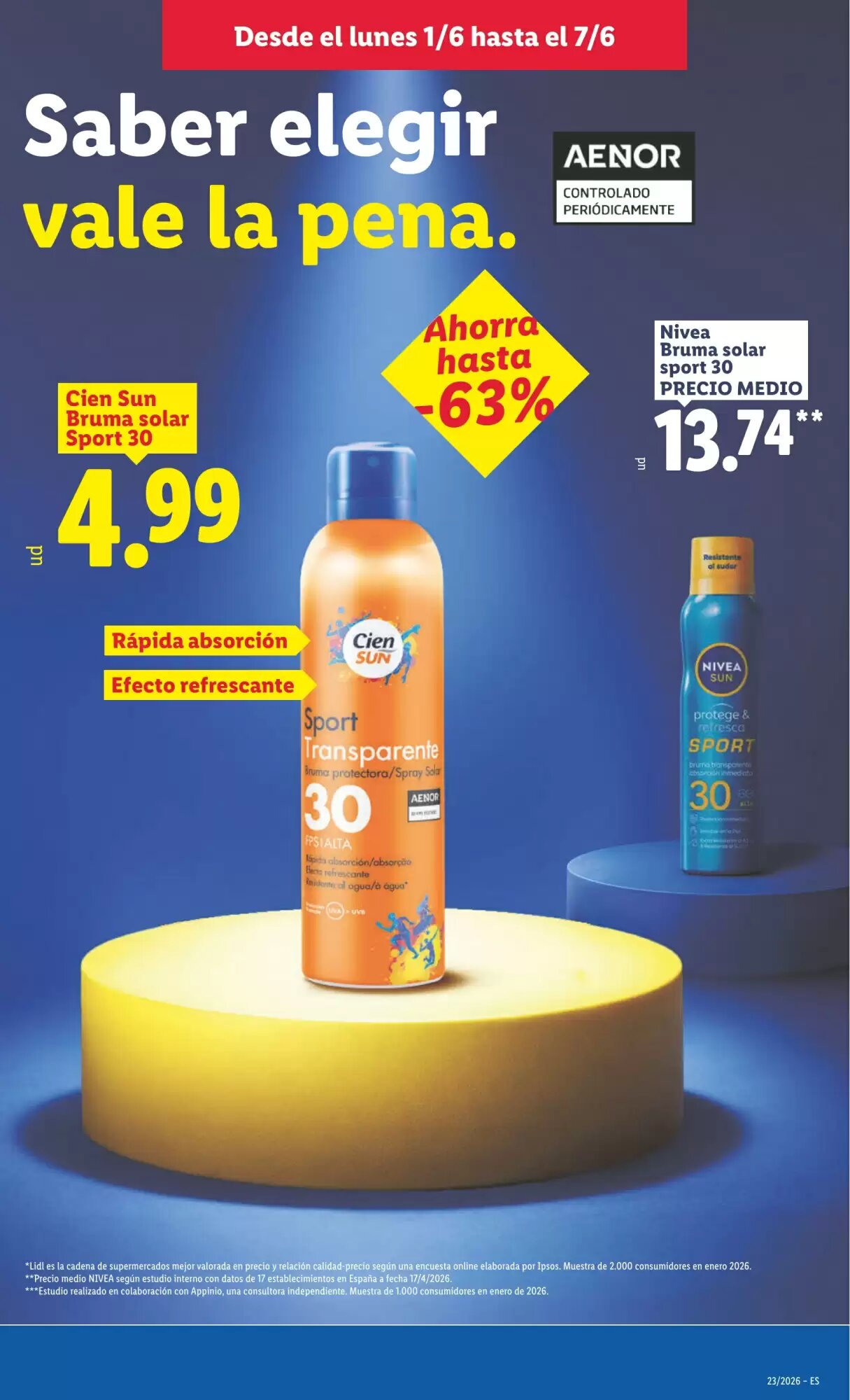 Folleto promocional de Lidl válido desde el 01/06/2026 - Página 23.