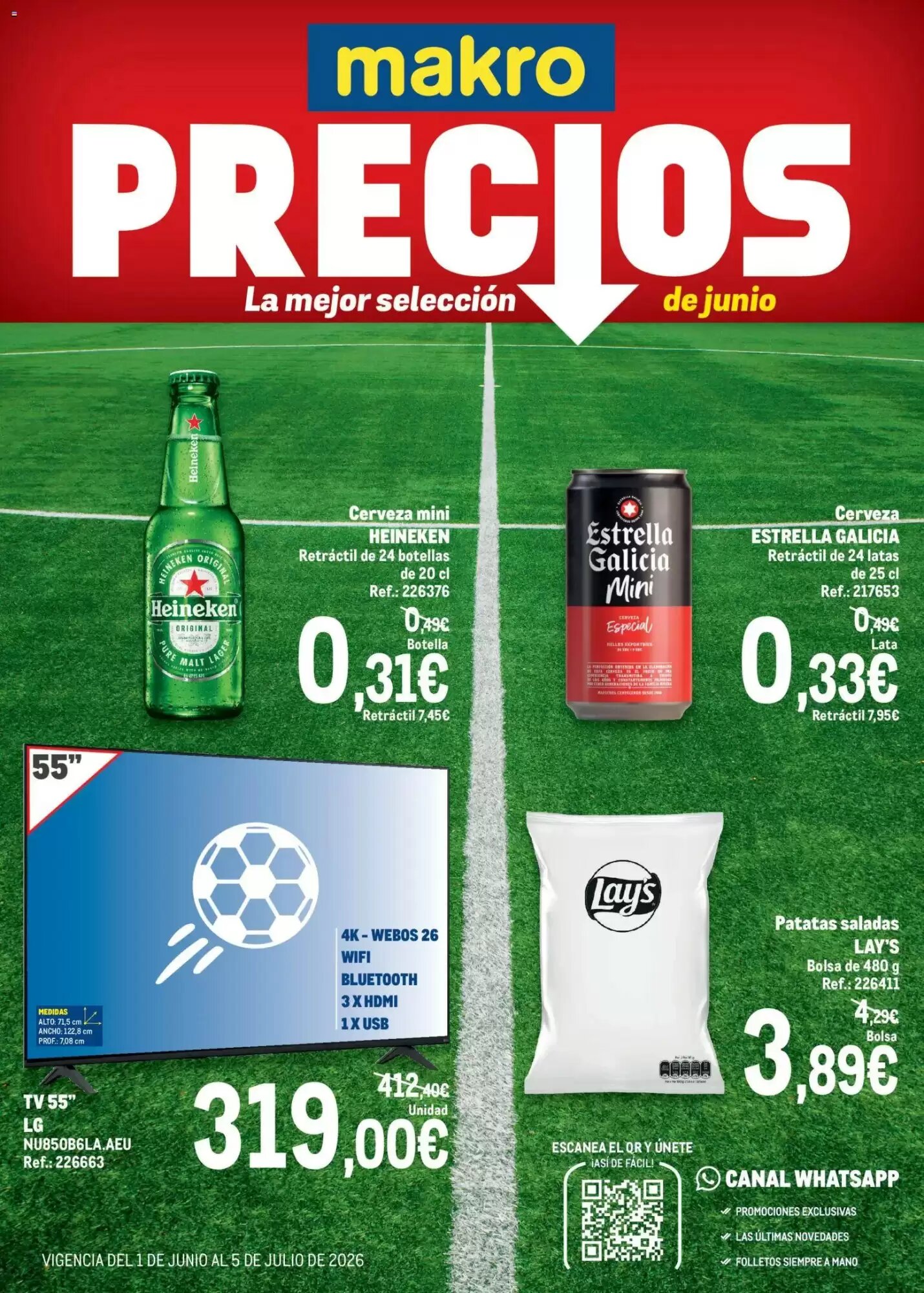 Folleto promocional de Makro válido desde el 01/06/2026 - Página 1.