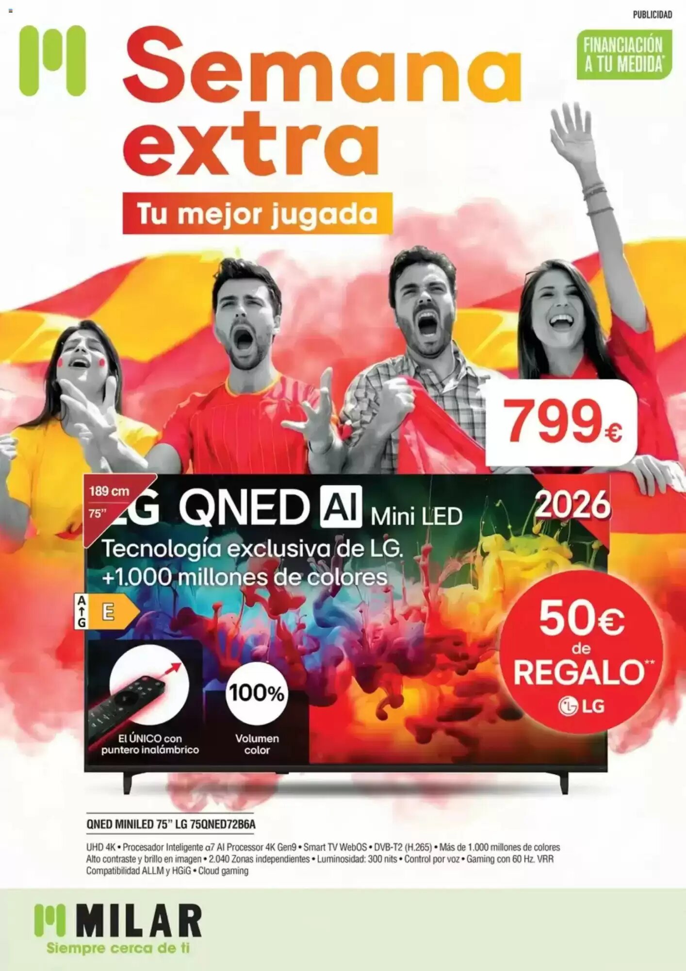 Folleto promocional de Milar válido desde el 01/06/2026 - Página 1.