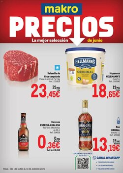 Folleto promocional de Makro válido desde el 01/06/2026