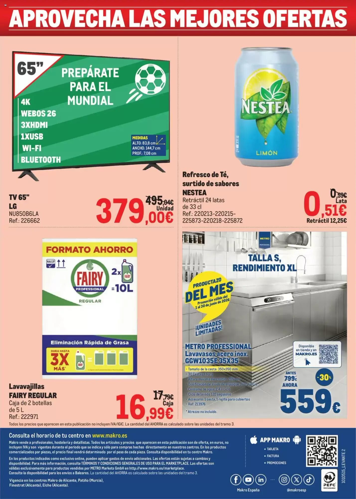 Folleto promocional de Makro válido desde el 01/06/2026 - Página 8.