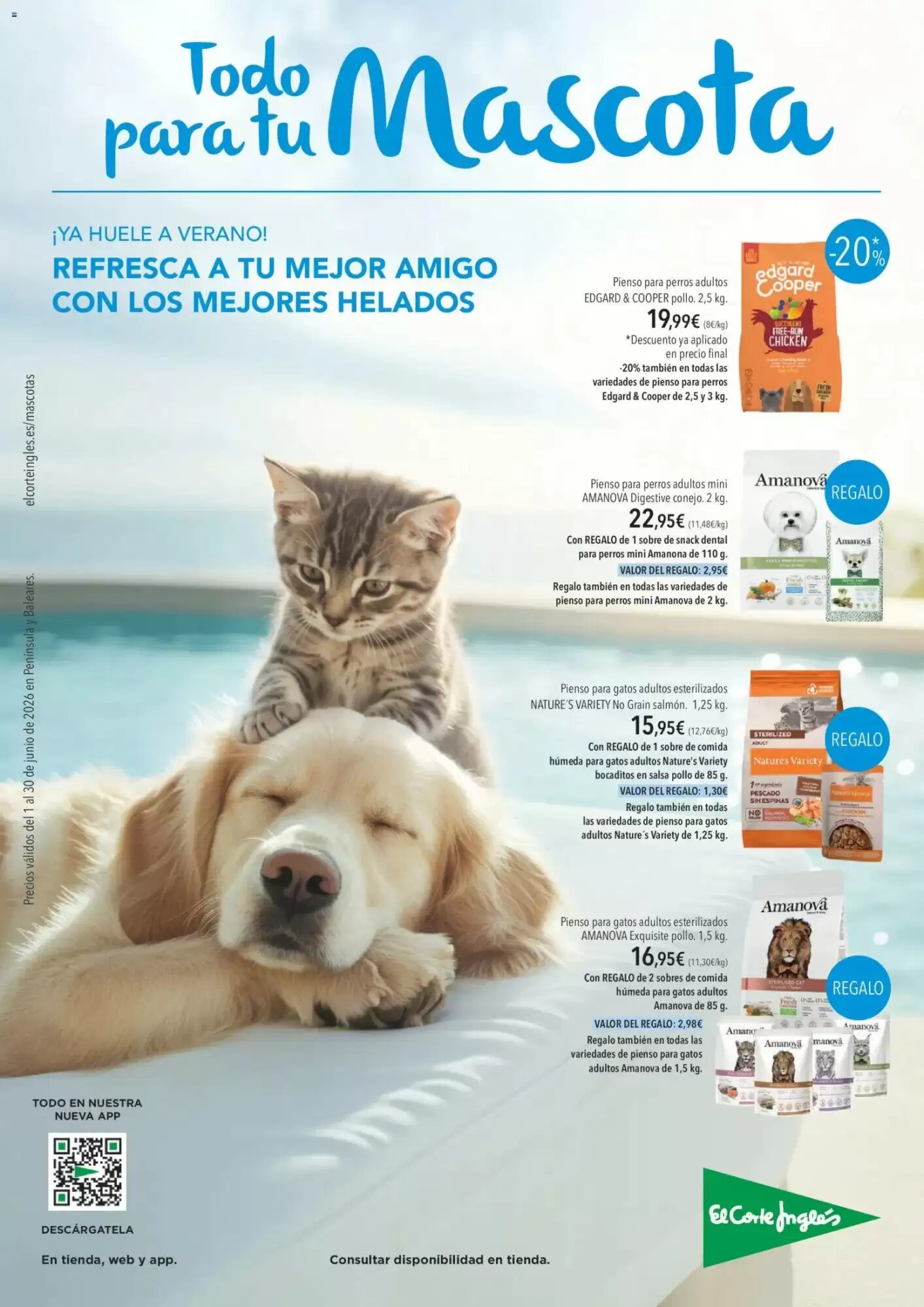 Folleto promocional de El Corte Inglés válido desde el 01/06/2026 - Página 1.