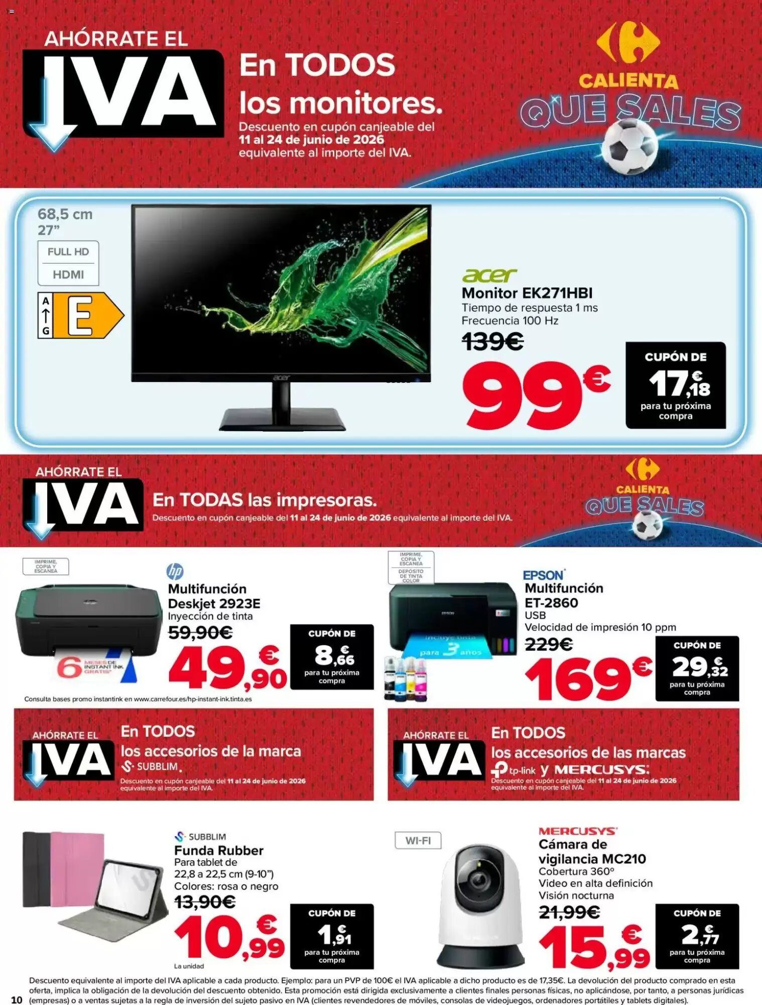 Folleto promocional de Carrefour válido desde el 01/06/2026 - Página 10.