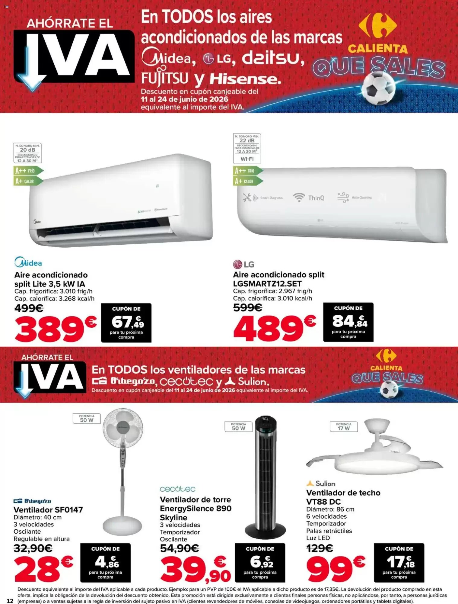 Folleto promocional de Carrefour válido desde el 01/06/2026 - Página 12.