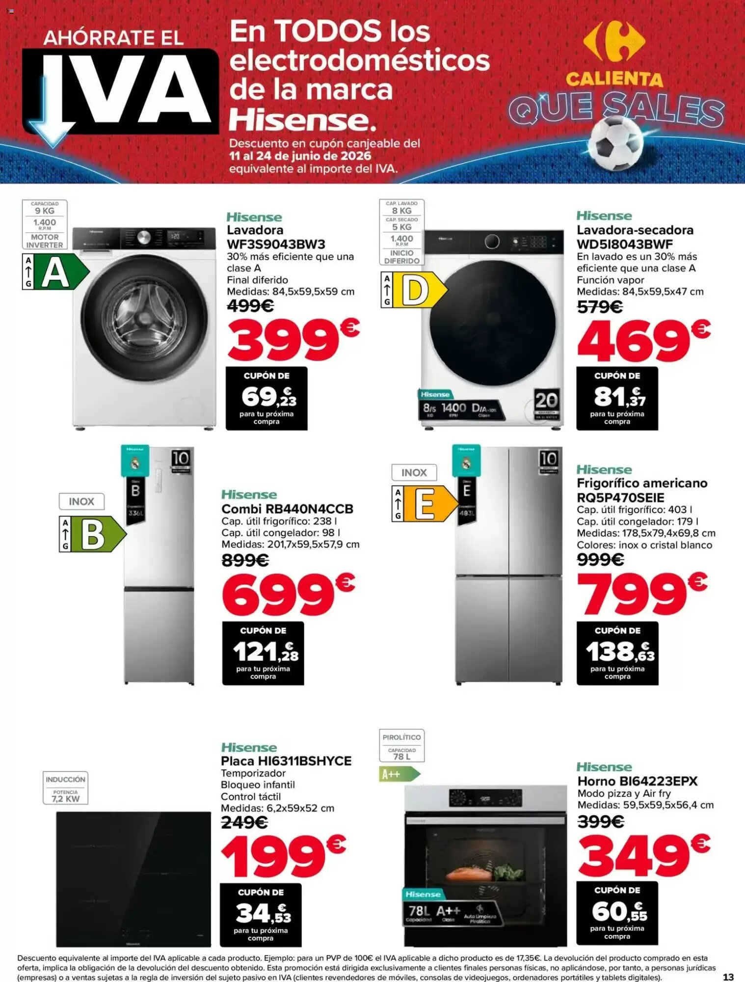 Folleto promocional de Carrefour válido desde el 01/06/2026 - Página 13.