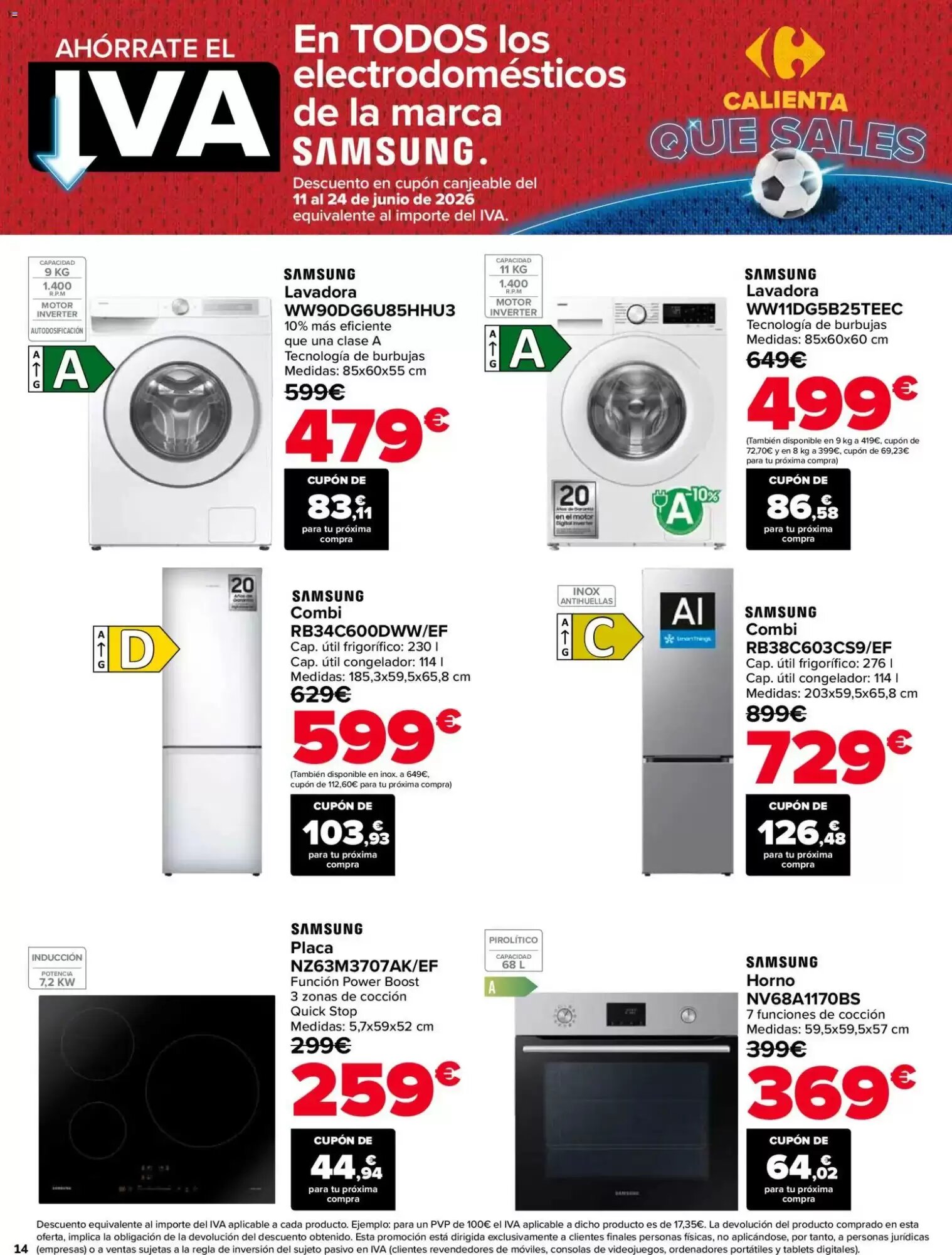 Folleto promocional de Carrefour válido desde el 01/06/2026 - Página 14.