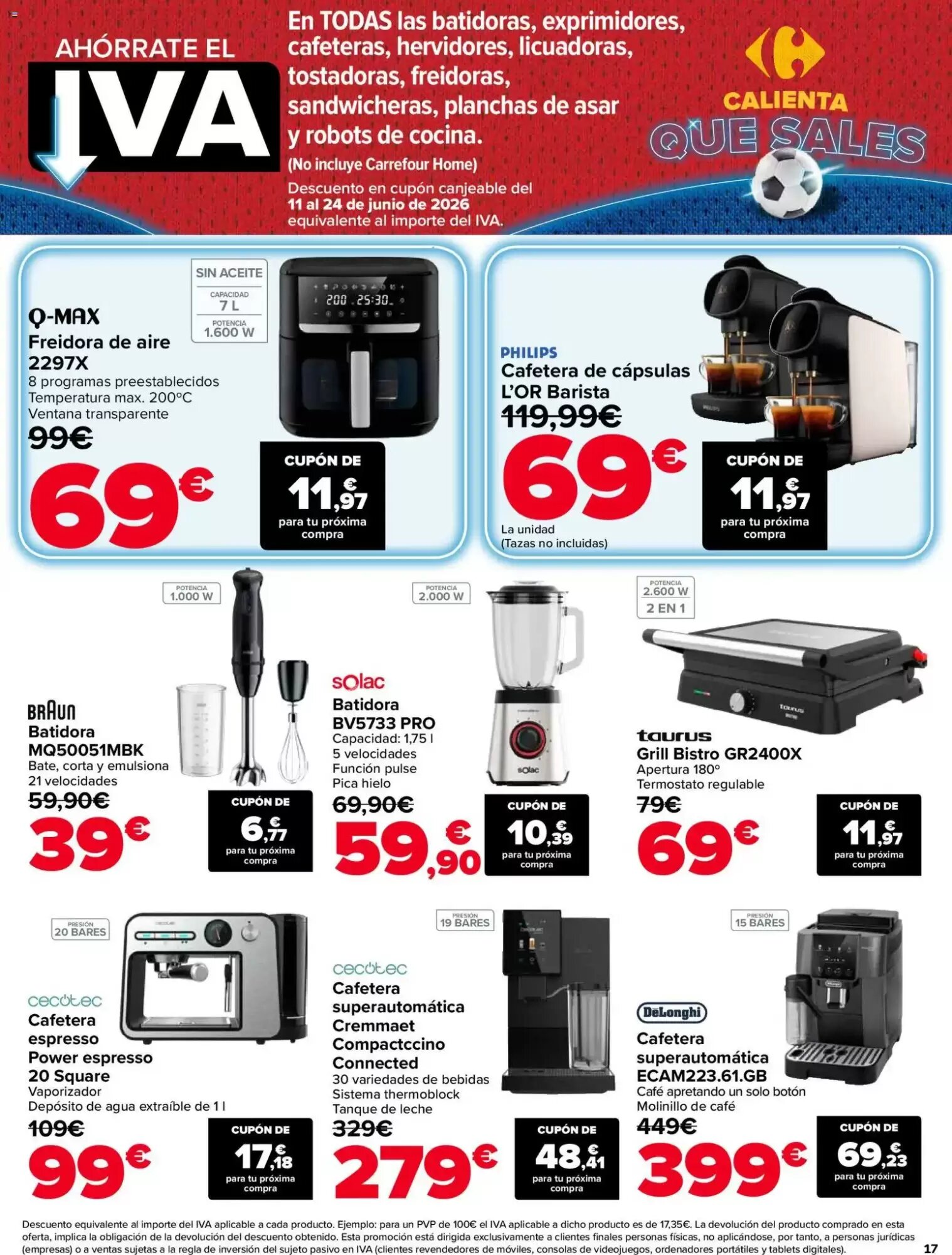 Folleto promocional de Carrefour válido desde el 01/06/2026 - Página 17.