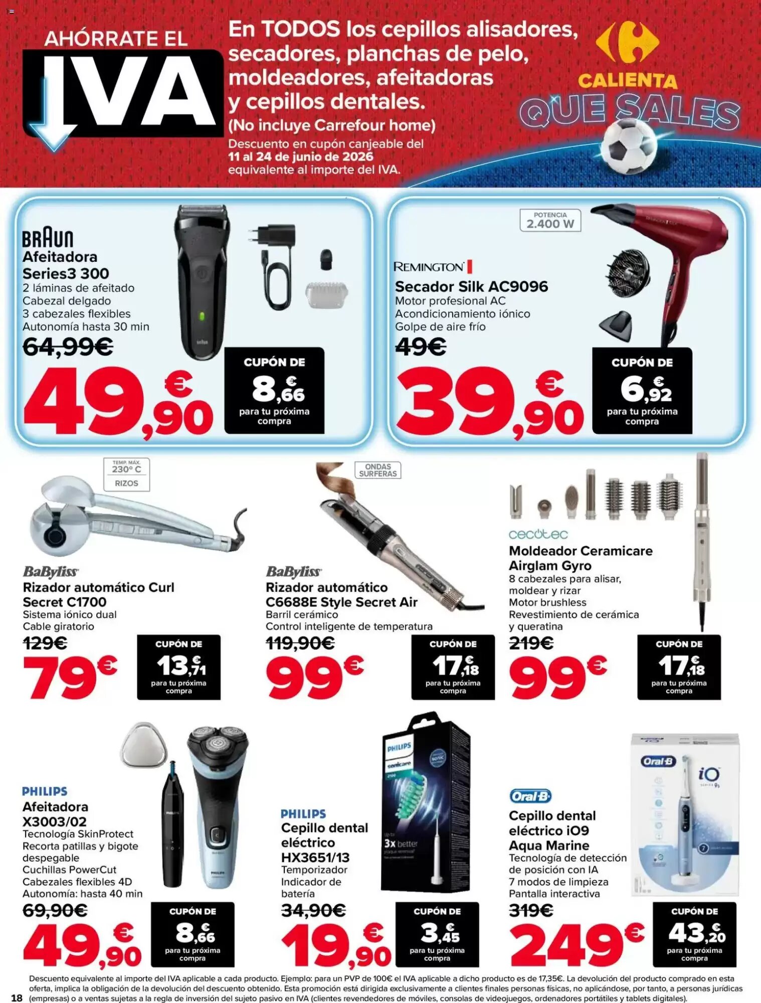 Folleto promocional de Carrefour válido desde el 01/06/2026 - Página 18.