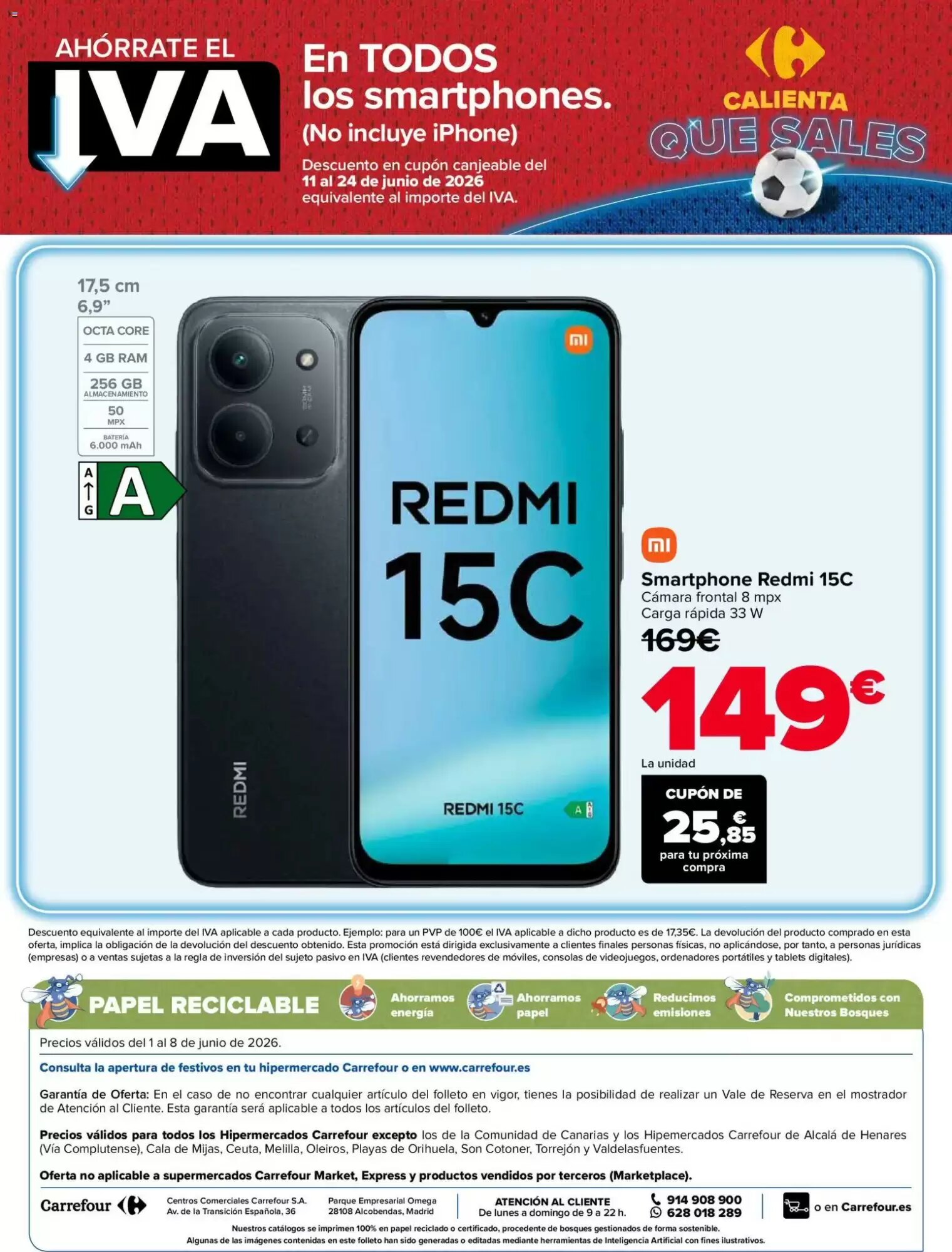 Folleto promocional de Carrefour válido desde el 01/06/2026 - Página 22.