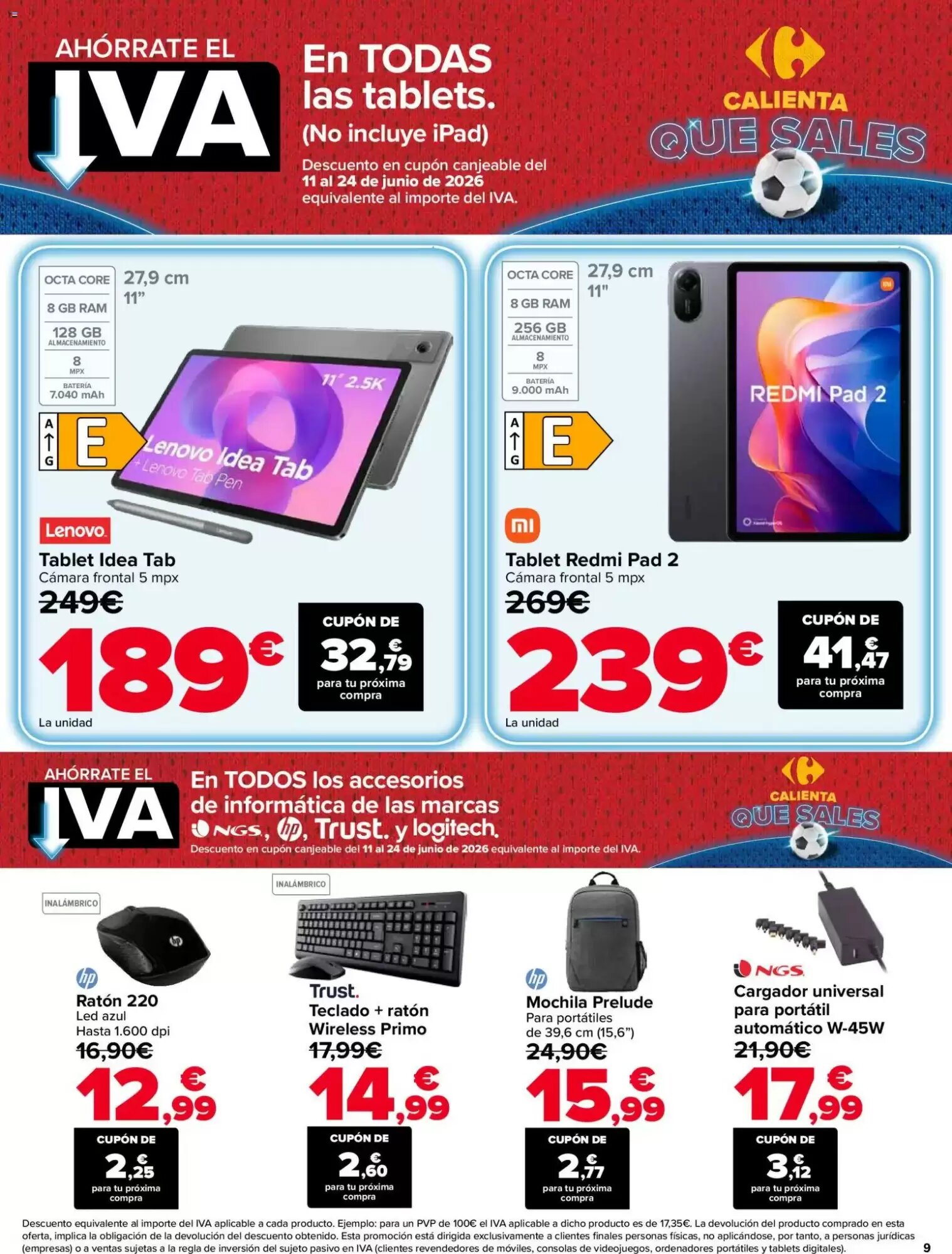 Folleto promocional de Carrefour válido desde el 01/06/2026 - Página 9.