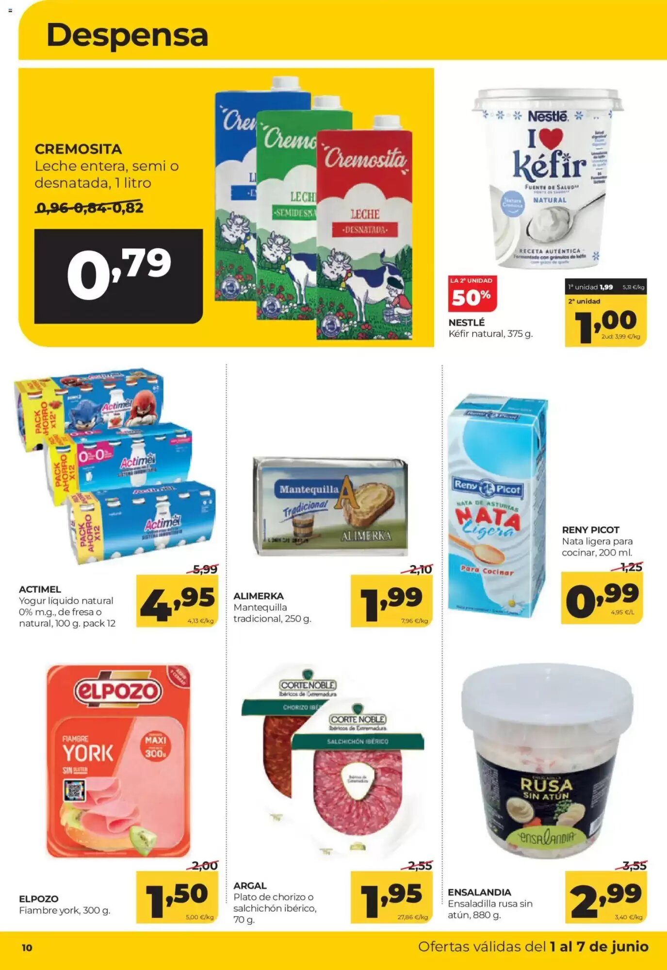 Folleto promocional de Alimerka válido desde el 01/06/2026 - Página 10.