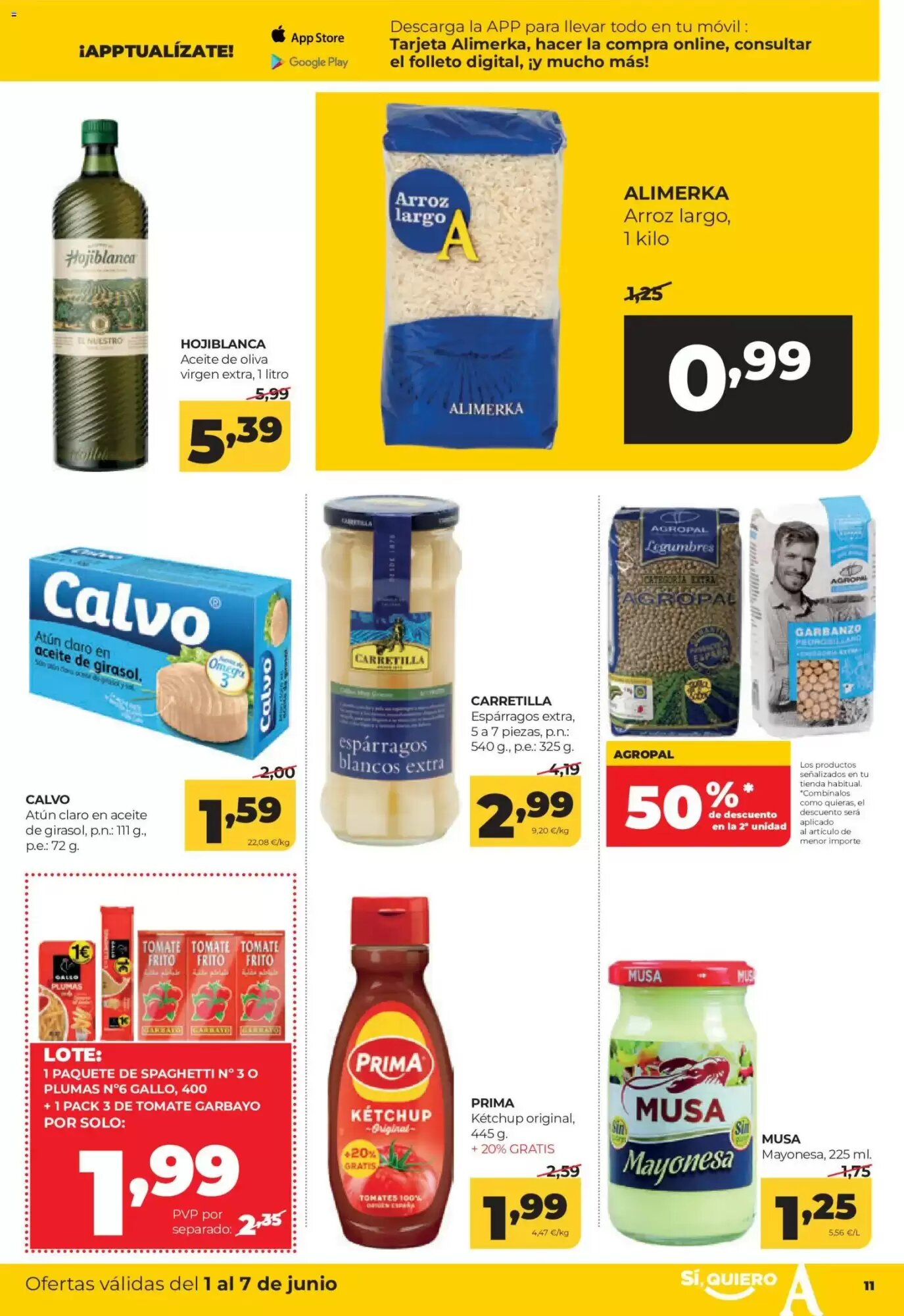 Folleto promocional de Alimerka válido desde el 01/06/2026 - Página 11.