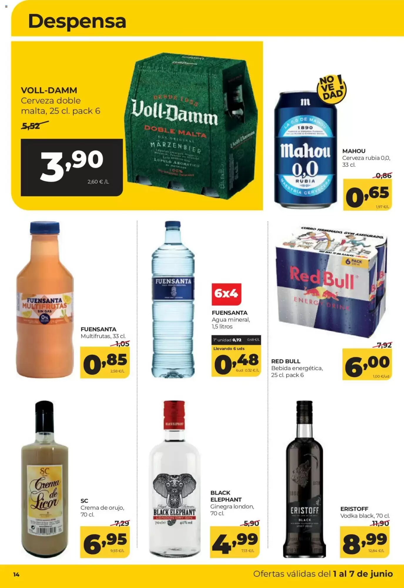 Folleto promocional de Alimerka válido desde el 01/06/2026 - Página 14.