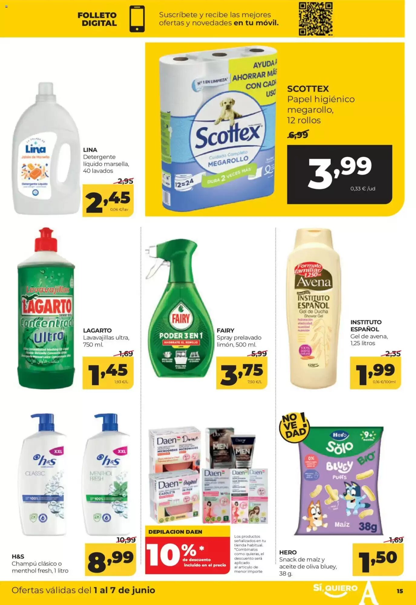 Folleto promocional de Alimerka válido desde el 01/06/2026 - Página 15.