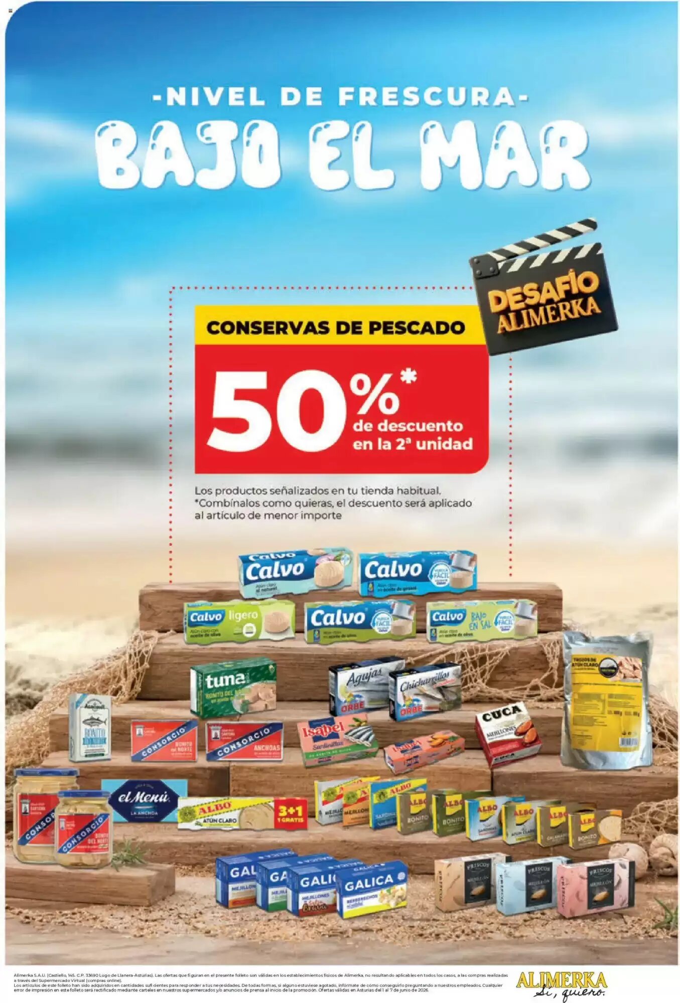 Folleto promocional de Alimerka válido desde el 01/06/2026 - Página 16.
