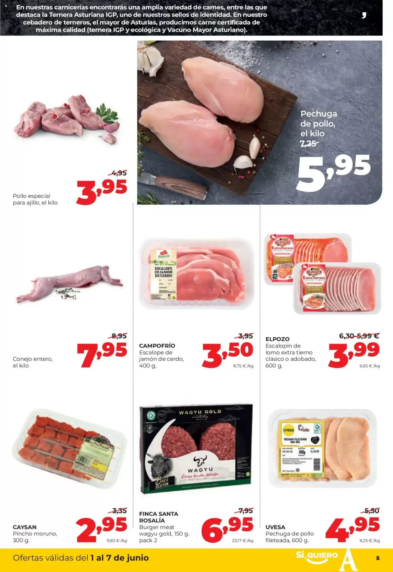 Folleto promocional de Alimerka válido desde el 01/06/2026 - Página 5.