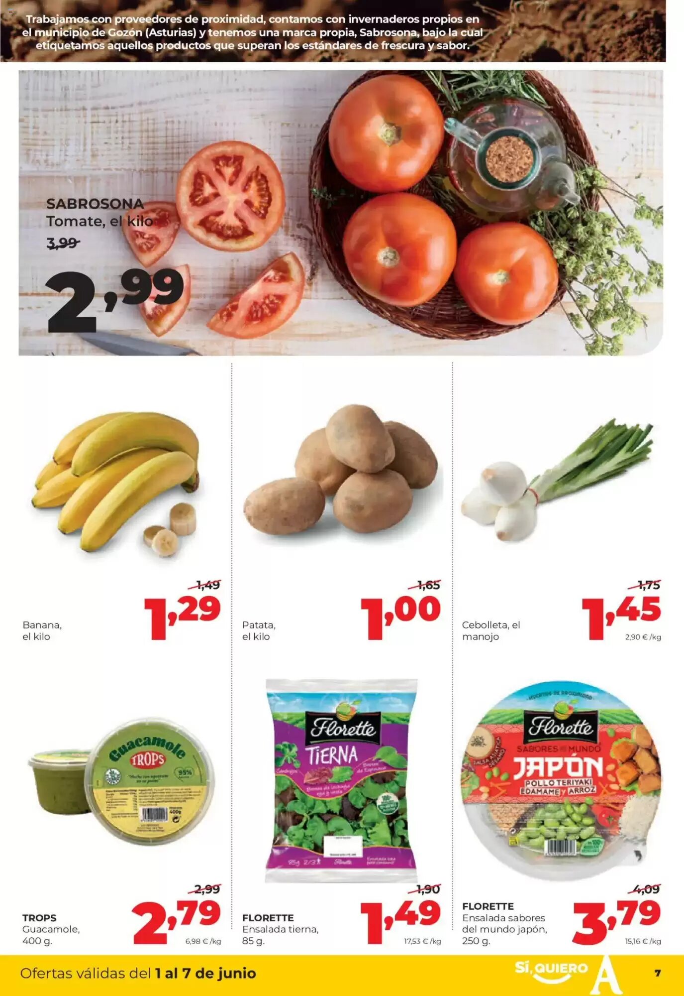 Folleto promocional de Alimerka válido desde el 01/06/2026 - Página 7.