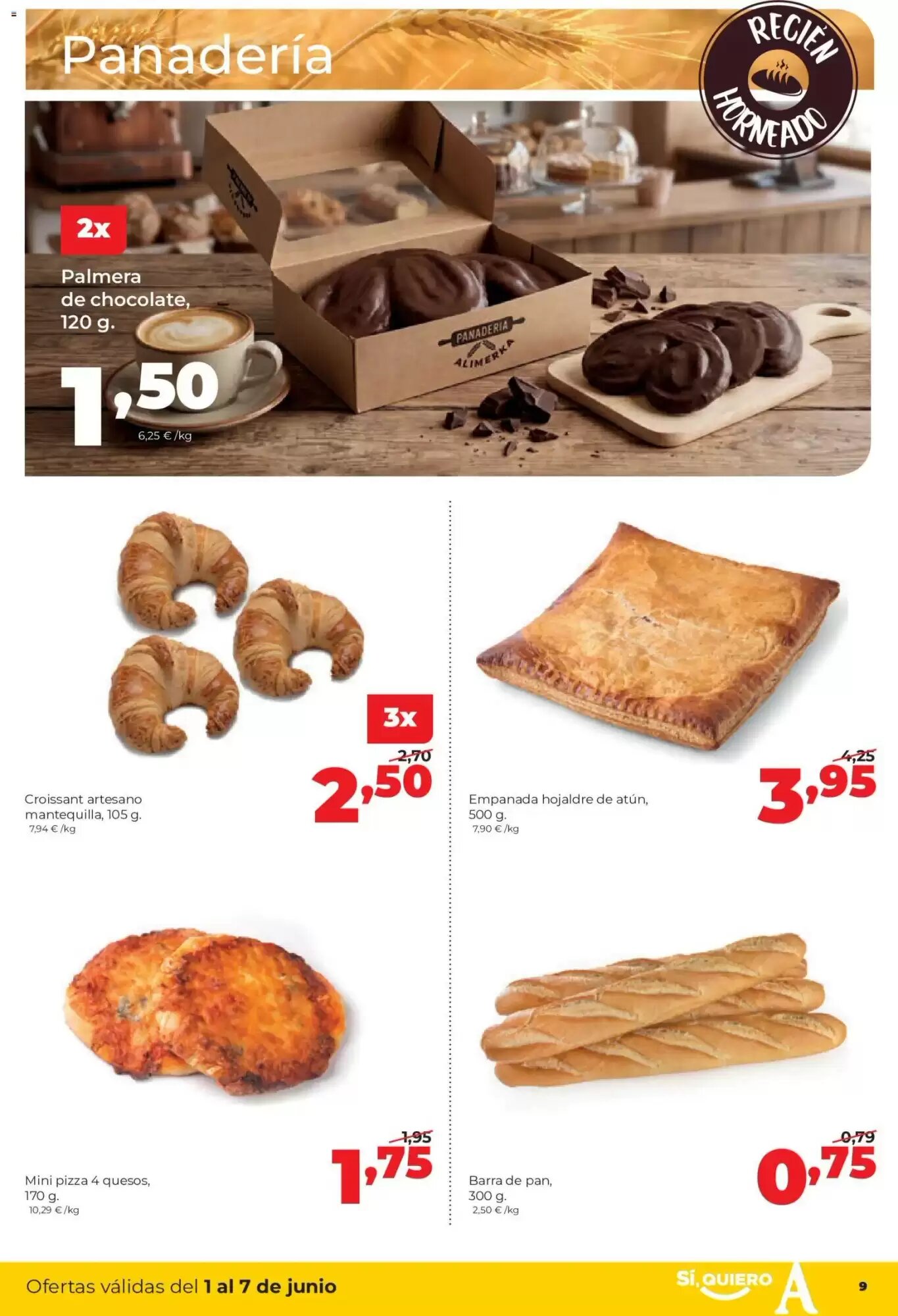 Folleto promocional de Alimerka válido desde el 01/06/2026 - Página 9.