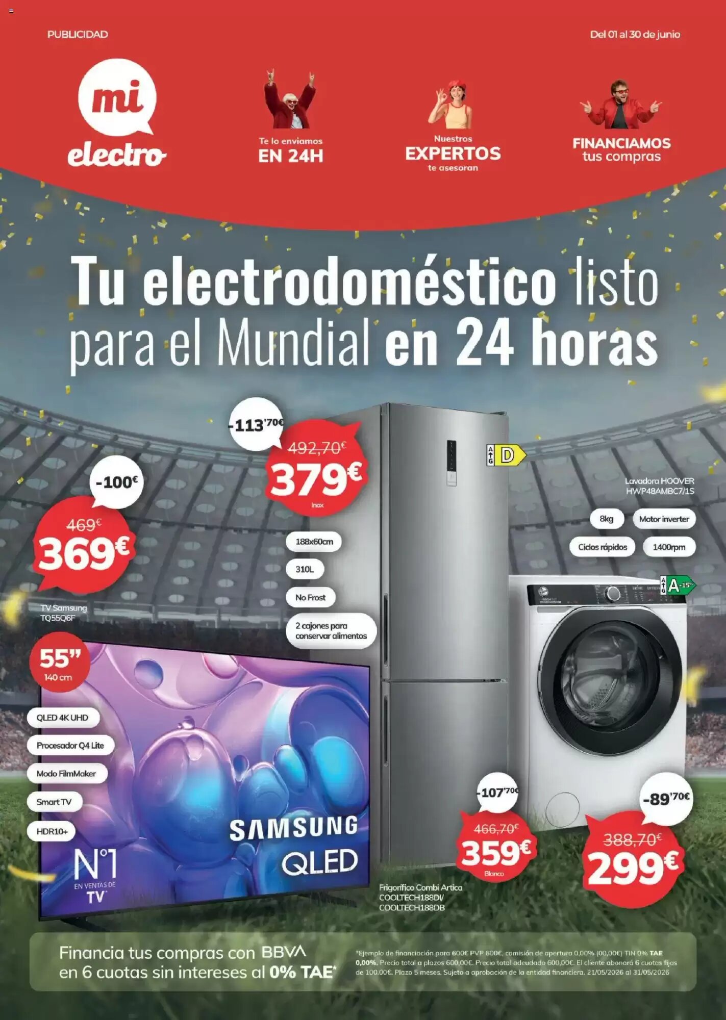 Folleto promocional de Mi electro válido desde el 01/06/2026 - Página 1.