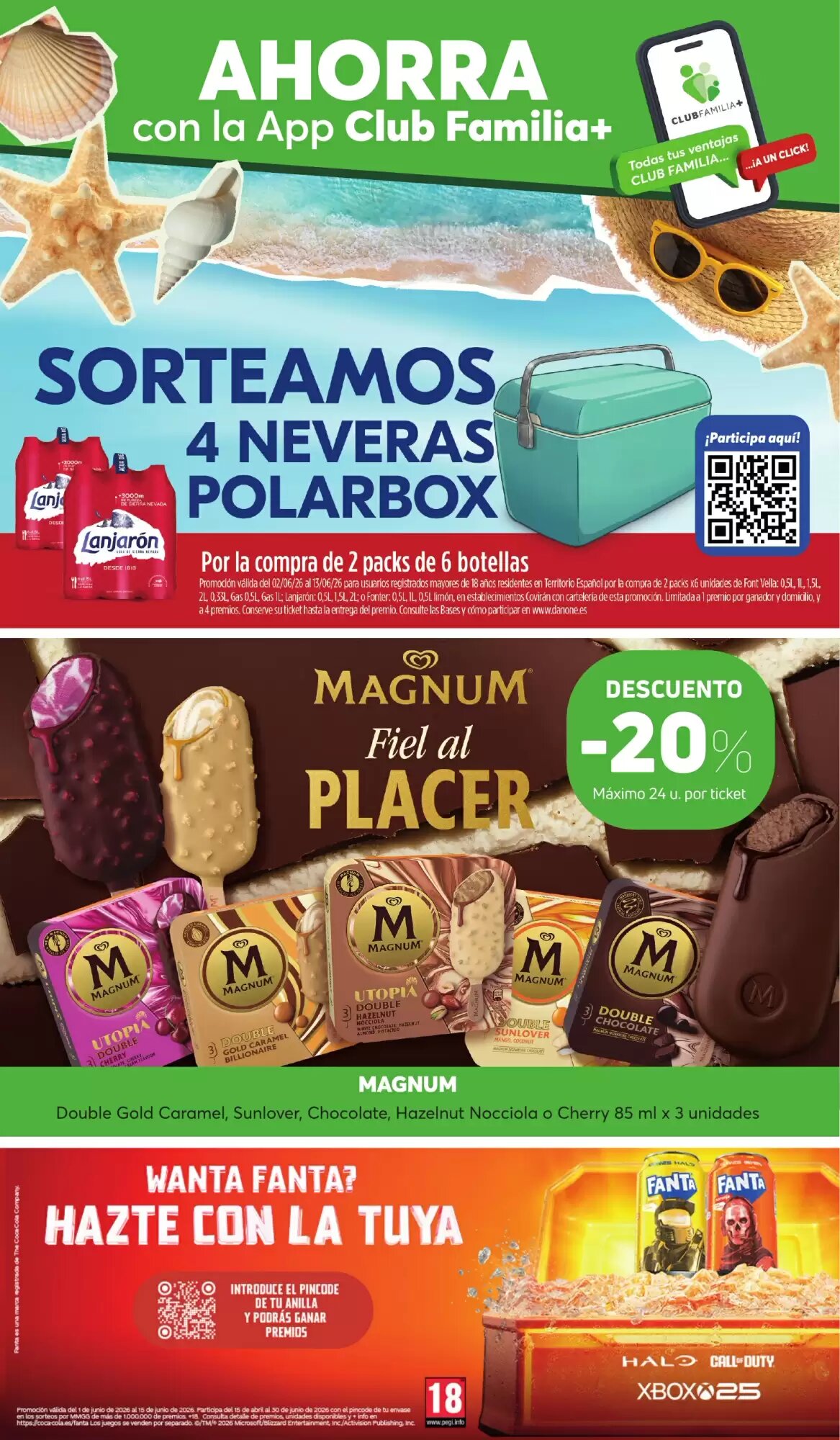 Folleto promocional de Coviran válido desde el 01/06/2026 - Página 1.