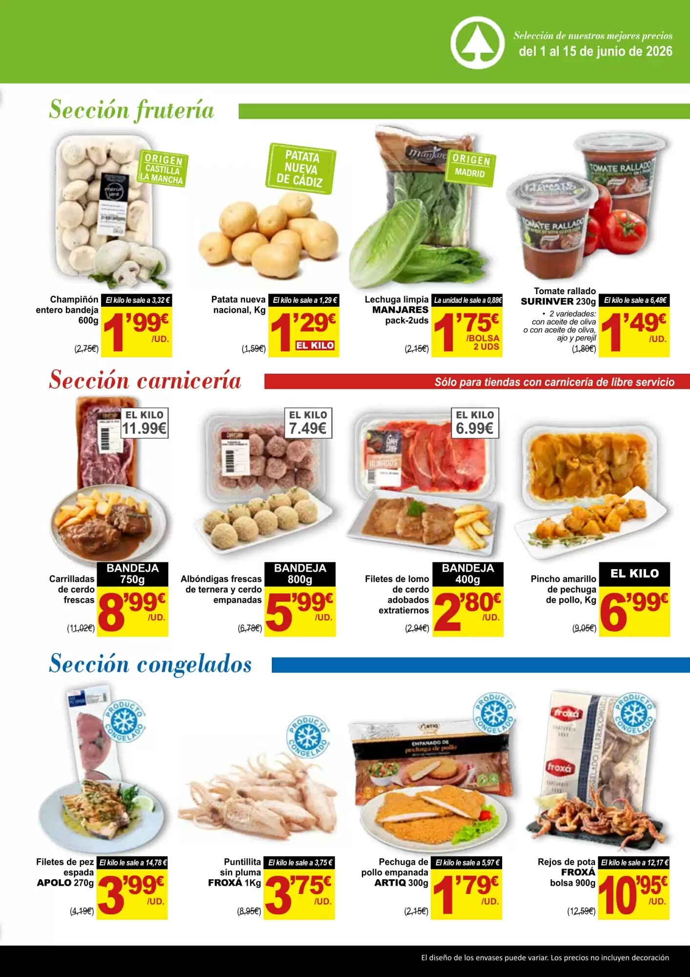 Folleto promocional de Spar válido desde el 01/06/2026 - Página 3.