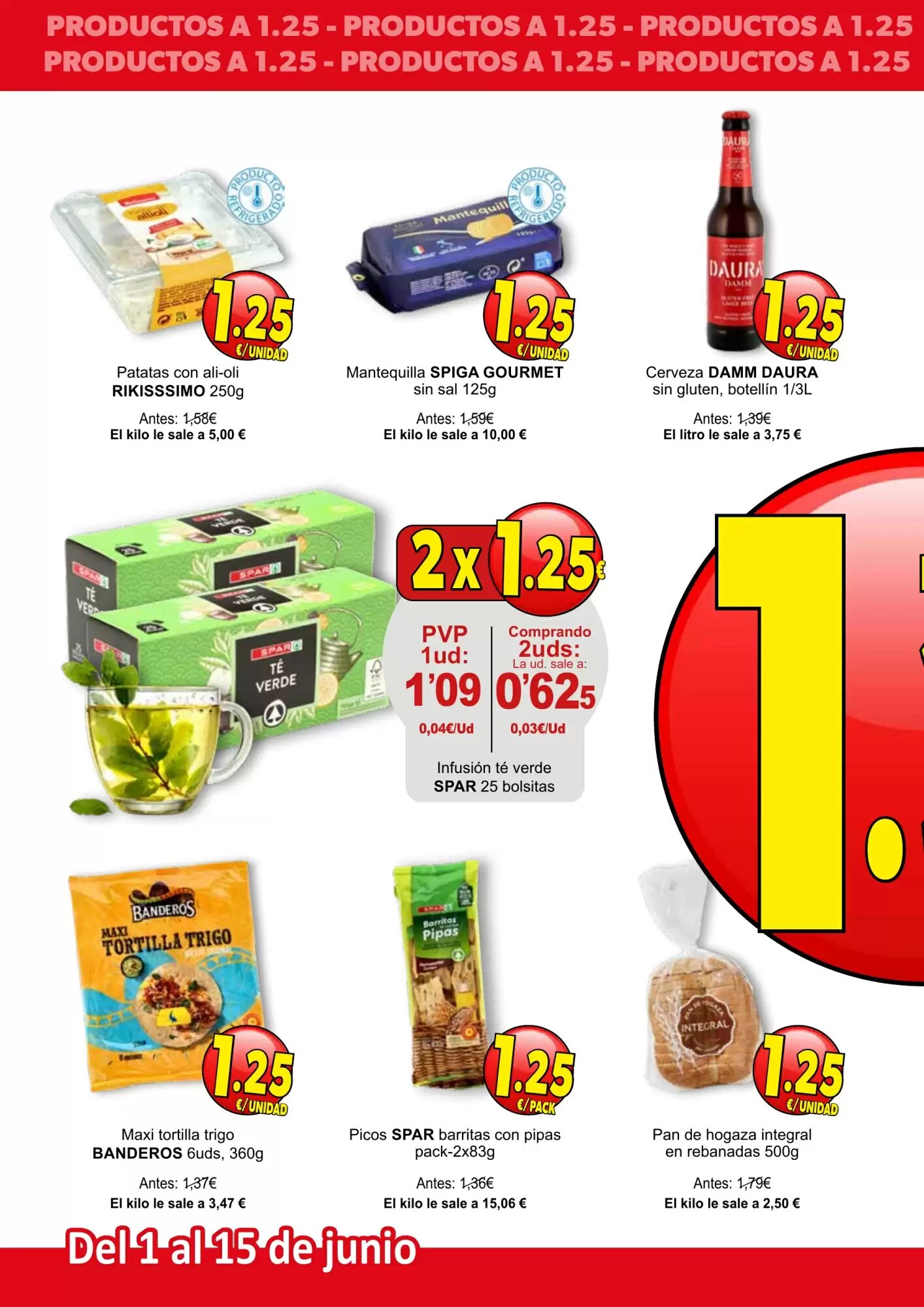 Folleto promocional de Spar válido desde el 01/06/2026 - Página 6.