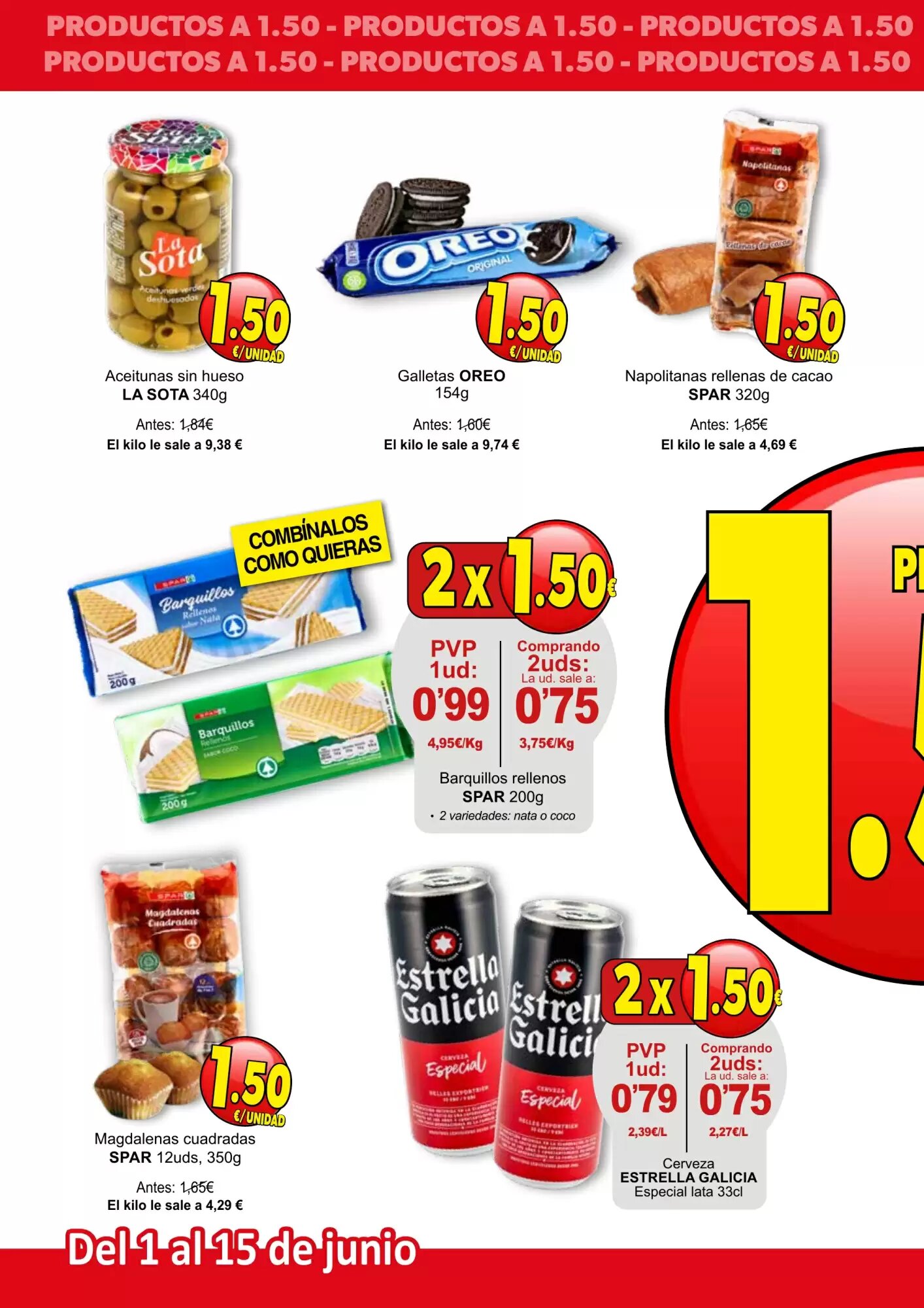 Folleto promocional de Spar válido desde el 01/06/2026 - Página 8.