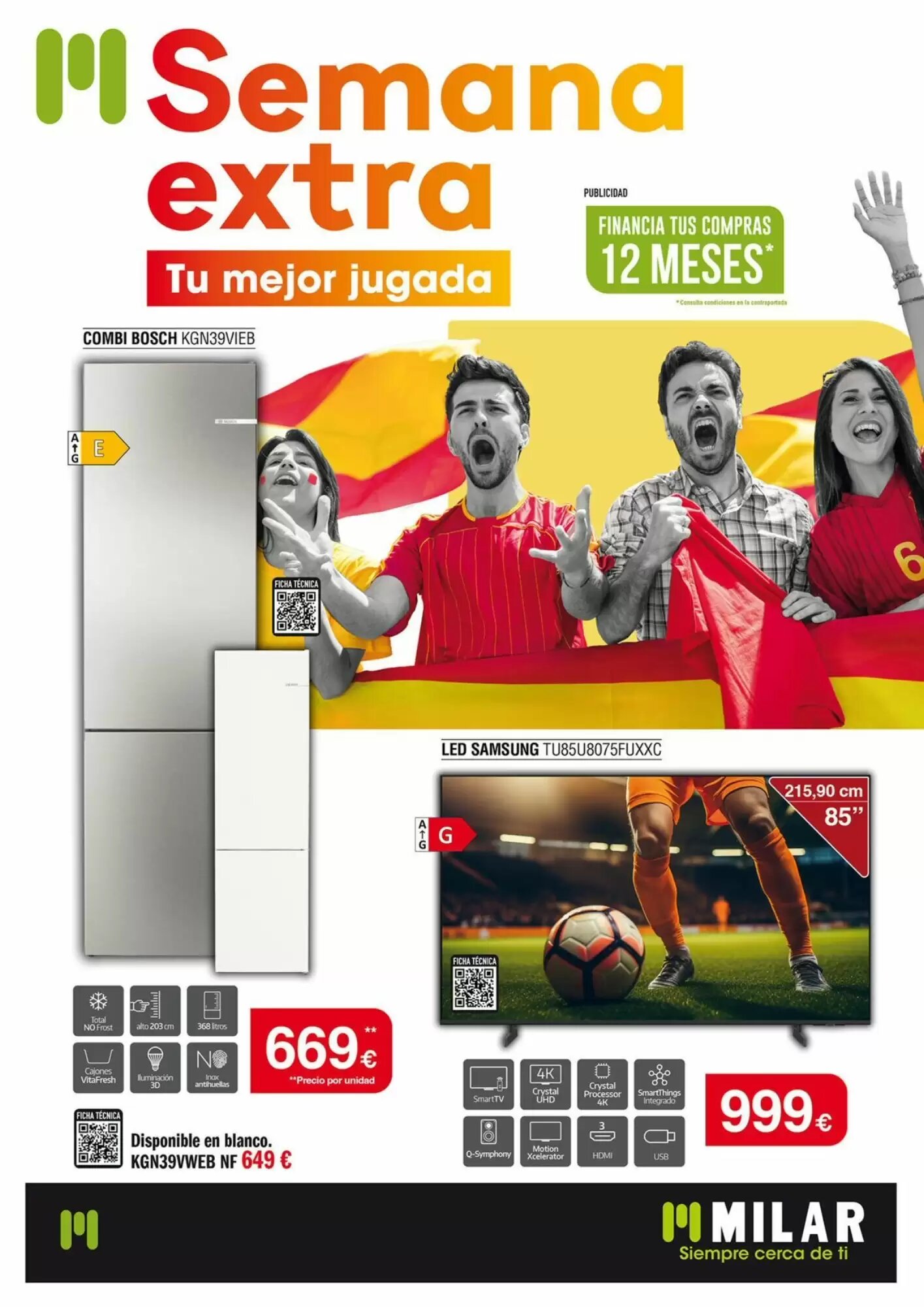Folleto promocional de Milar válido desde el 01/06/2026 - Página 1.