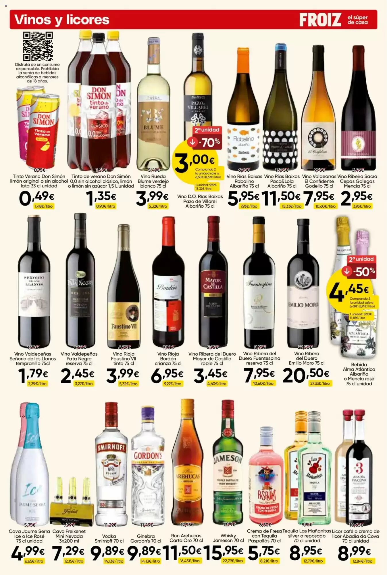 Folleto promocional de FROIZ válido desde el 02/06/2026 - Página 16.