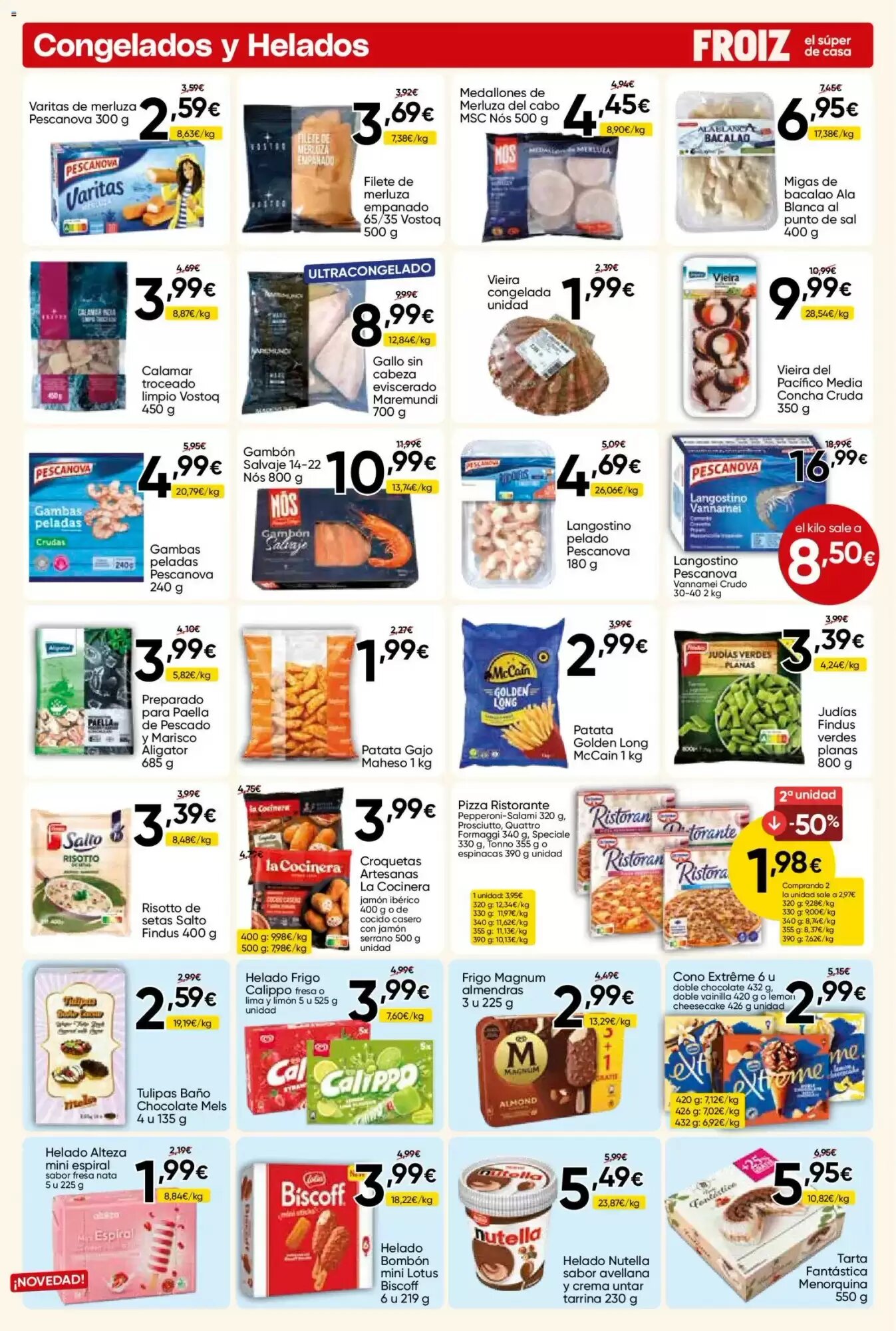 Folleto promocional de FROIZ válido desde el 02/06/2026 - Página 4.