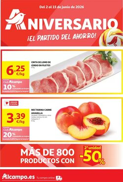 Folleto promocional de Alcampo válido desde el 02/06/2026