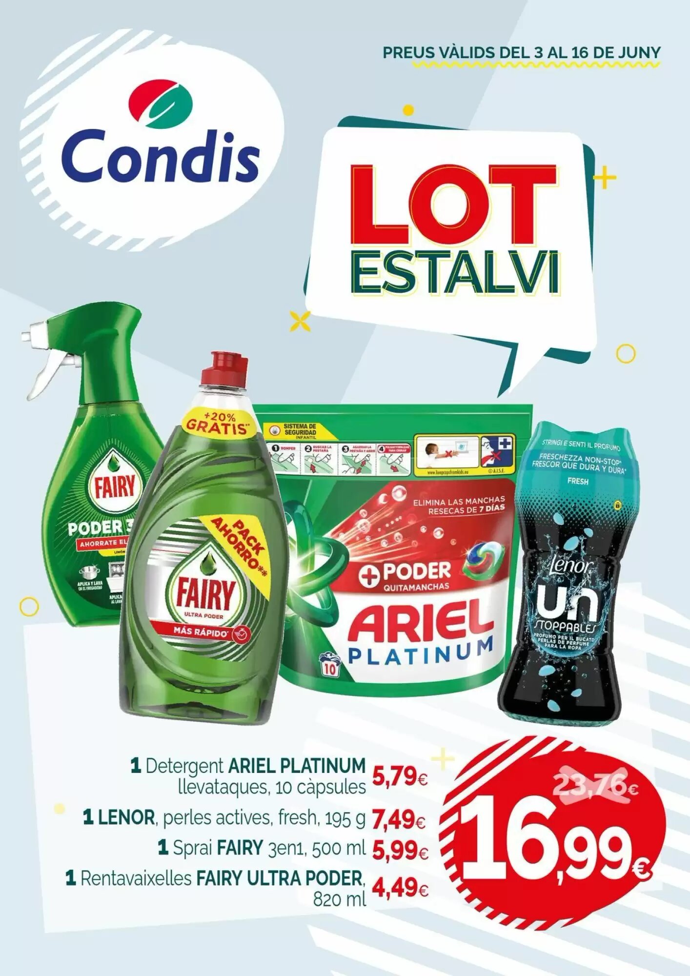 Folleto promocional de Condis válido desde el 03/06/2026 - Página 1.