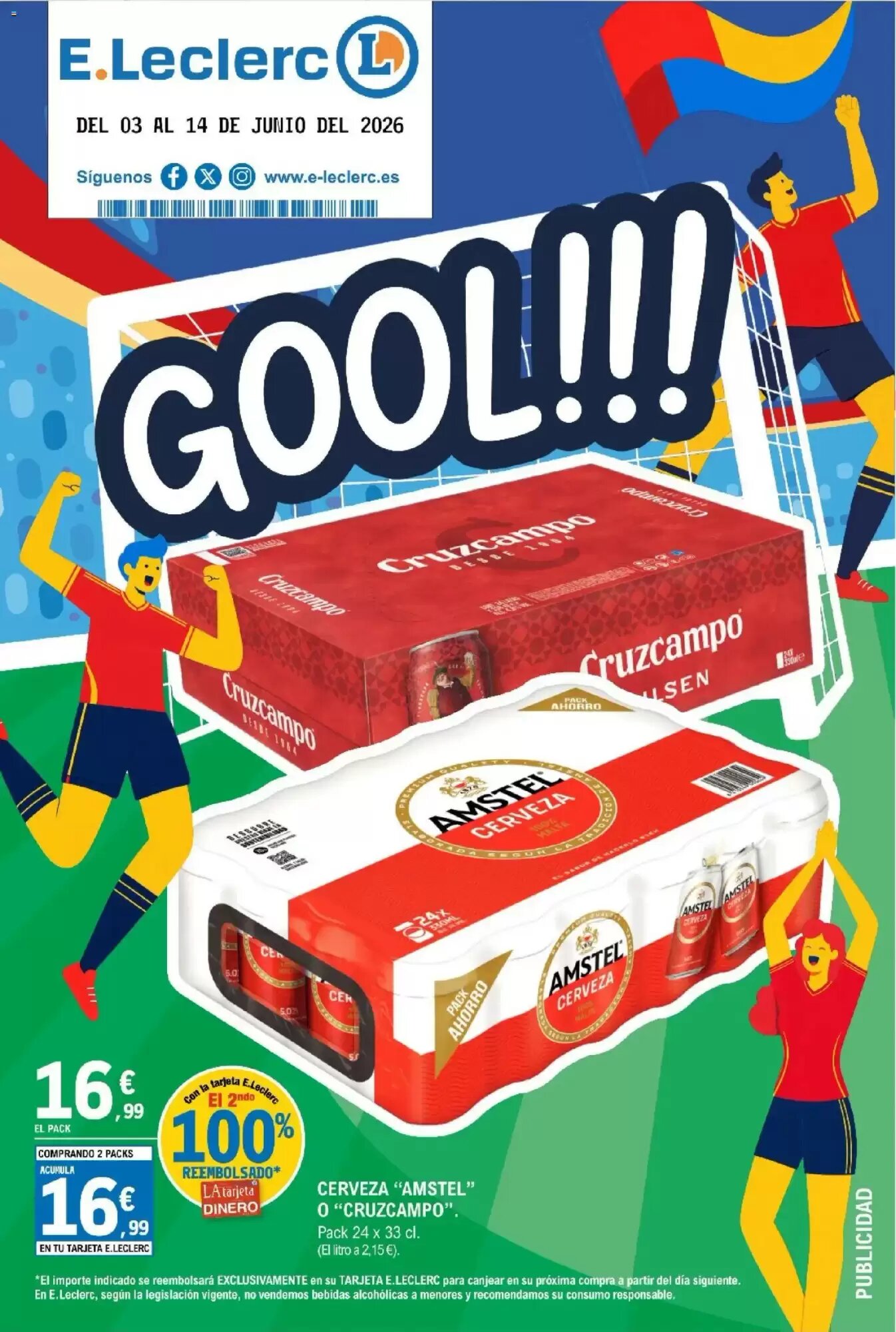Folleto promocional de E.Leclerc válido desde el 03/06/2026 - Página 1.