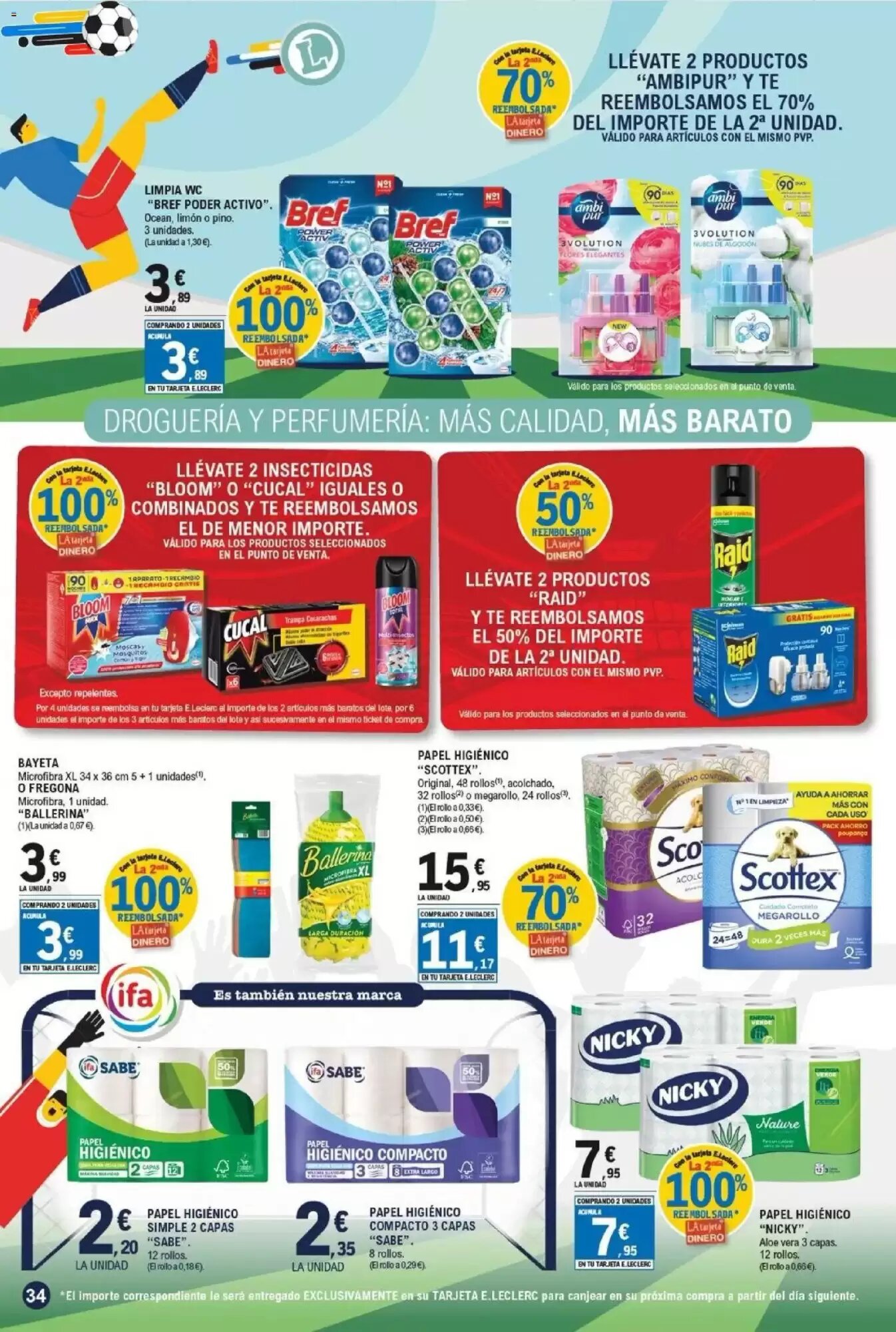 Folleto promocional de E.Leclerc válido desde el 03/06/2026 - Página 34.