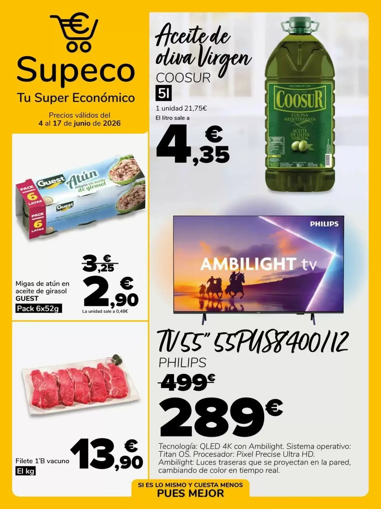 Folleto promocional de Supeco válido desde el 03/06/2026 - Página 1.