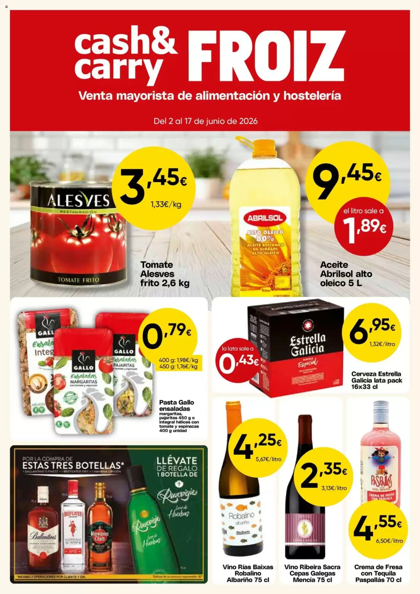 Folleto promocional de FROIZ válido desde el 03/06/2026 - Página 1.