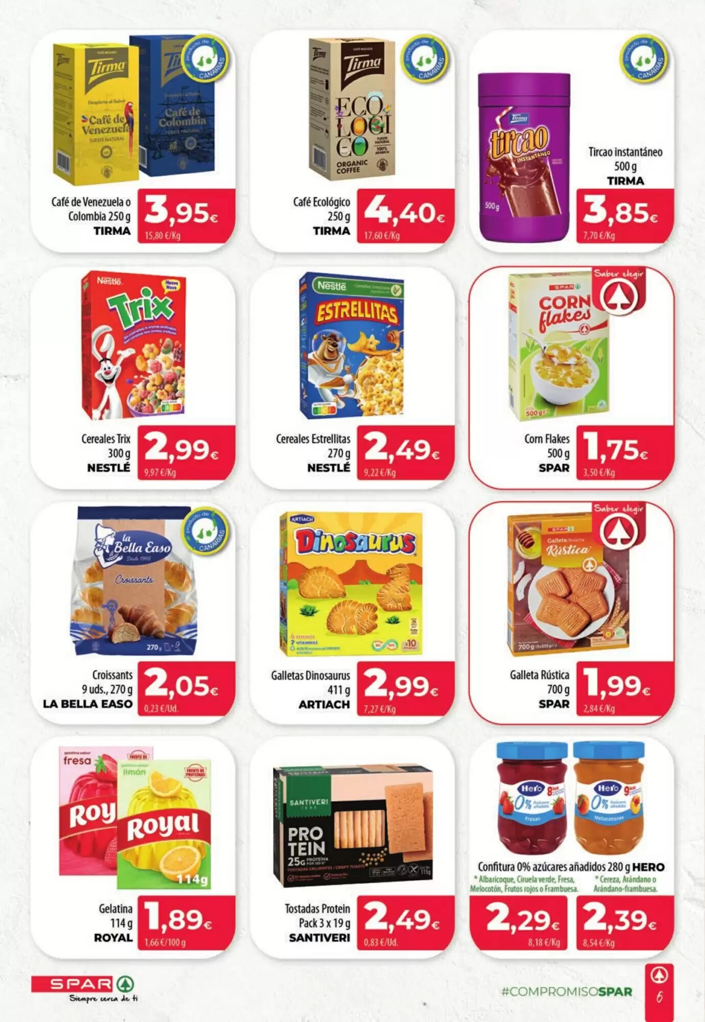 Folleto promocional de Spar Tenerife válido desde el 04/06/2026 - Página 6.