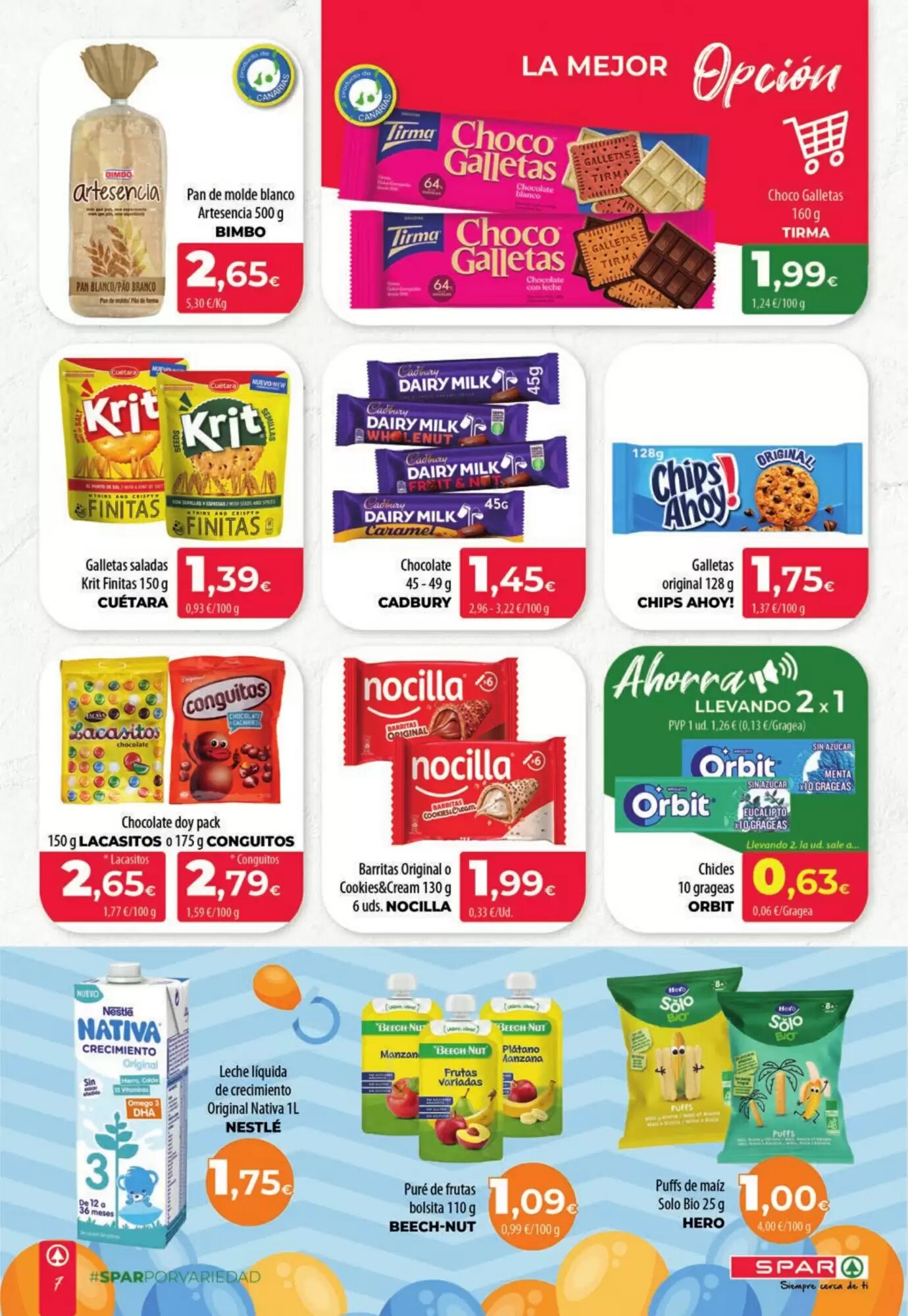 Folleto promocional de Spar Tenerife válido desde el 04/06/2026 - Página 7.