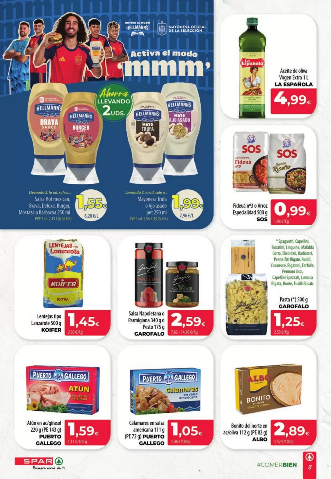 Folleto promocional de Spar Tenerife válido desde el 04/06/2026 - Página 8.