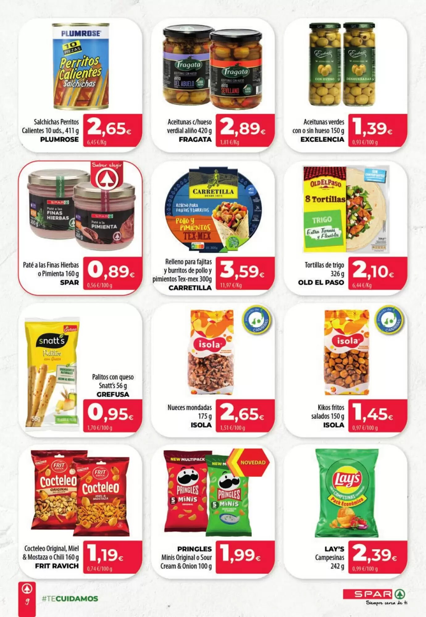 Folleto promocional de Spar Tenerife válido desde el 04/06/2026 - Página 9.