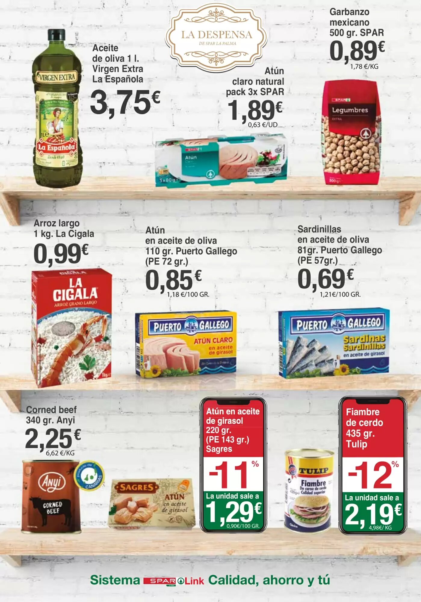 Folleto promocional de Spar La Palma válido desde el 04/06/2026 - Página 9.