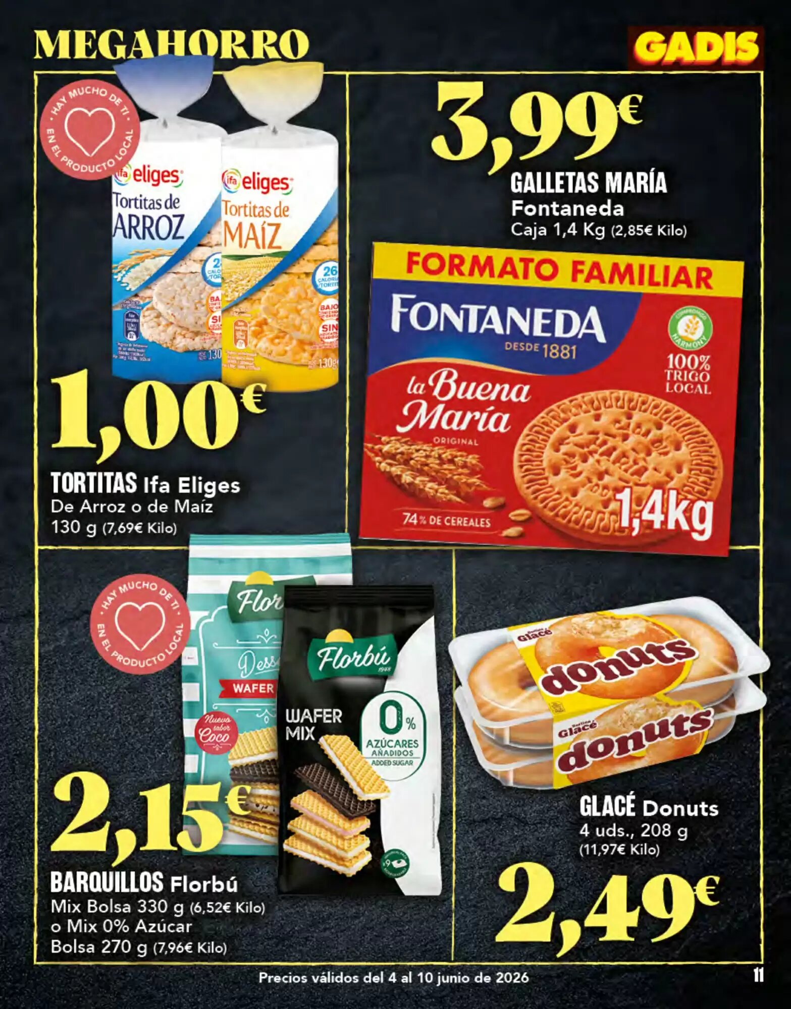 Folleto promocional de Gadis válido desde el 04/06/2026 - Página 11.