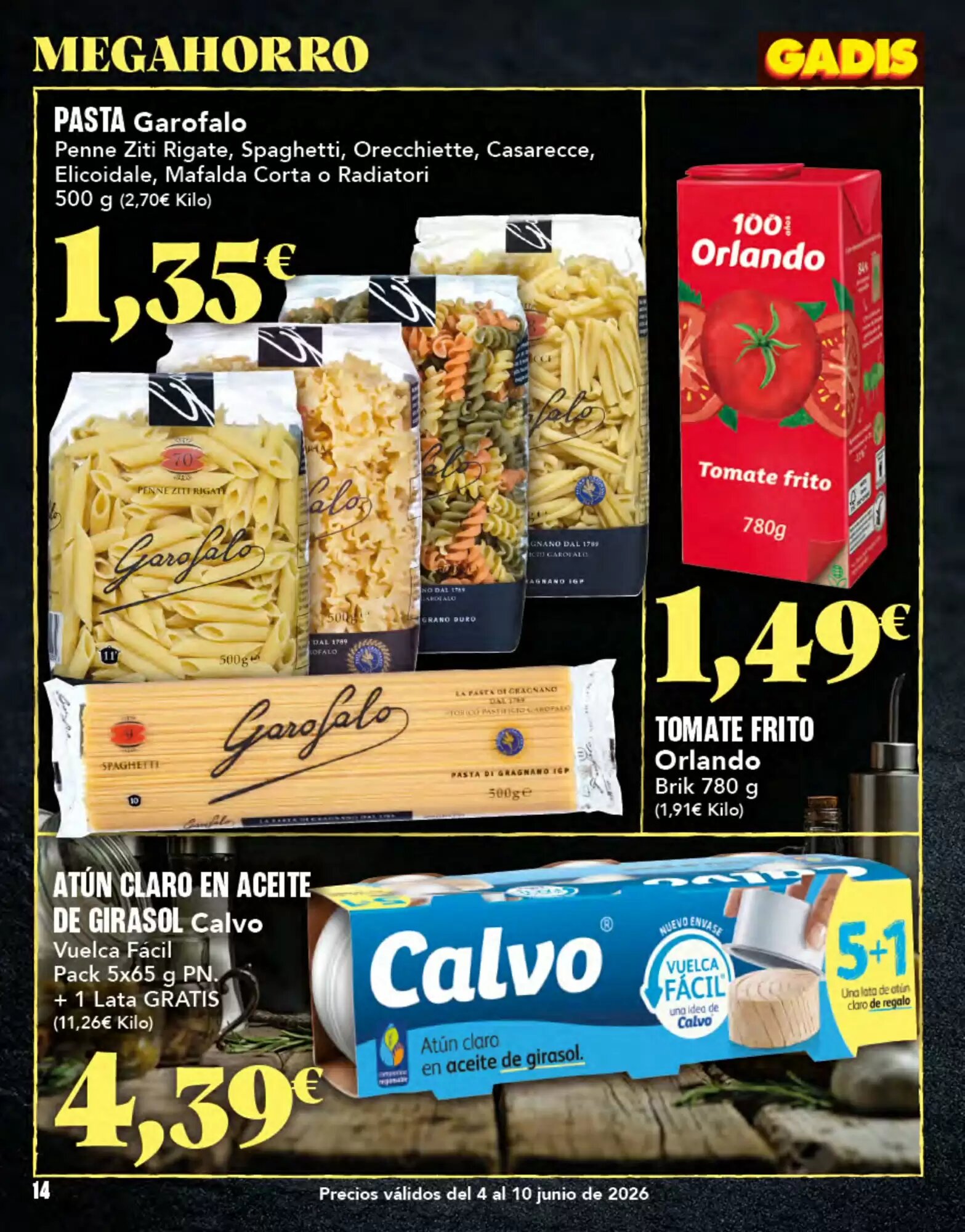 Folleto promocional de Gadis válido desde el 04/06/2026 - Página 14.