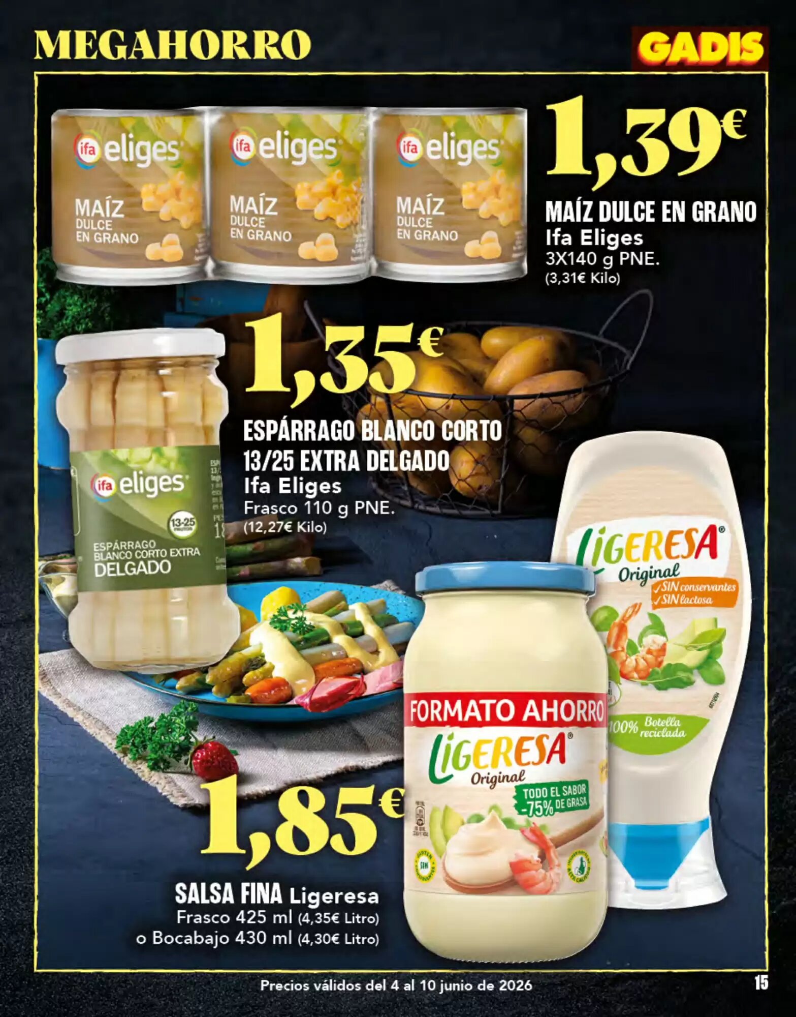 Folleto promocional de Gadis válido desde el 04/06/2026 - Página 15.